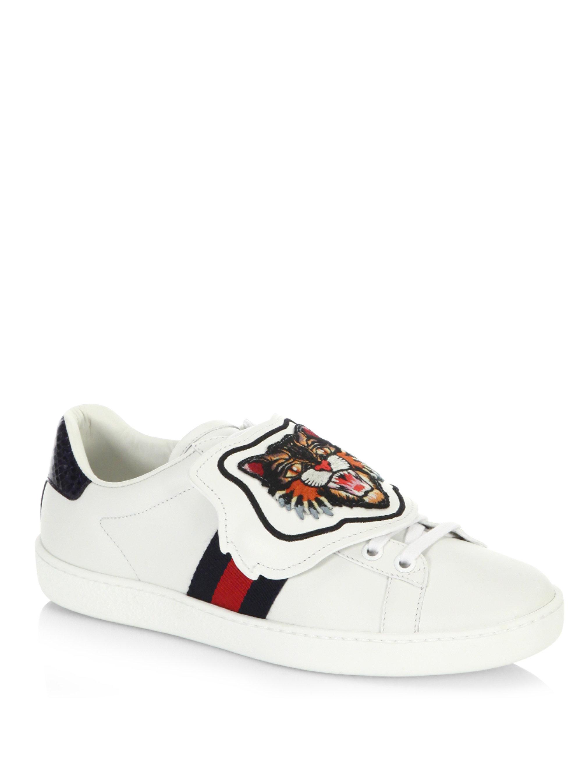 gucci ace sneakers lion