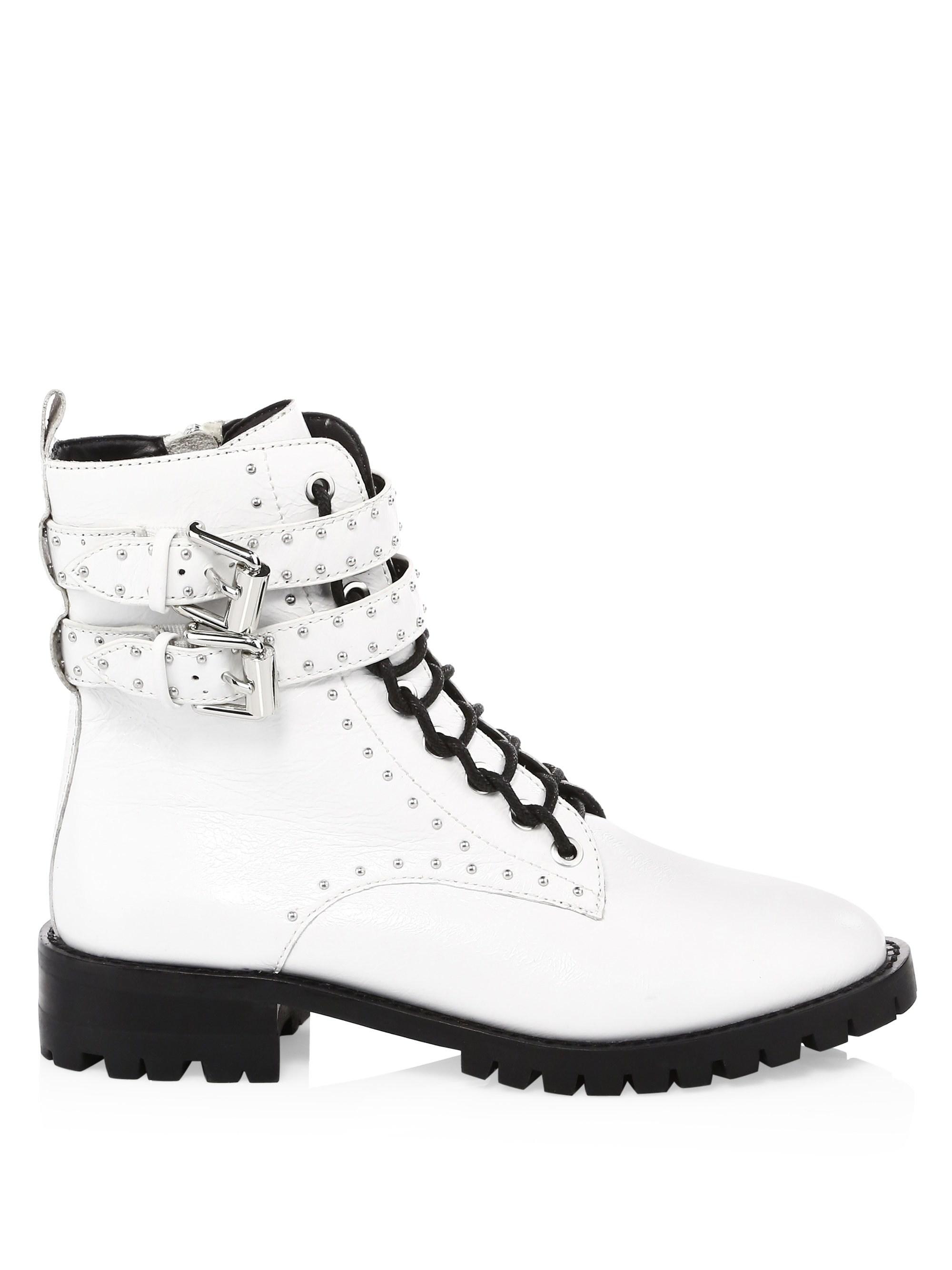 rebecca minkoff jaiden studded combat boots