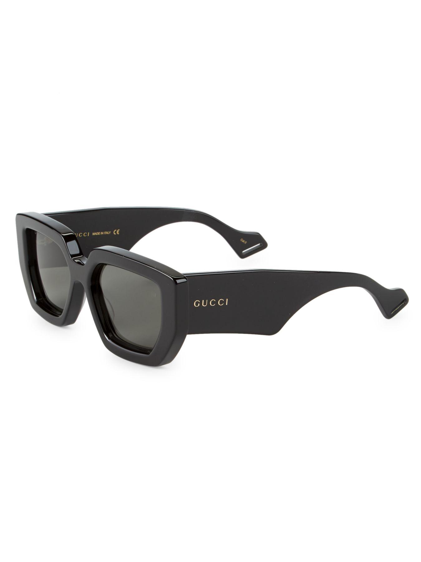 Gucci GG0630S-002 55mm Sunglasses in Black for Men | Lyst