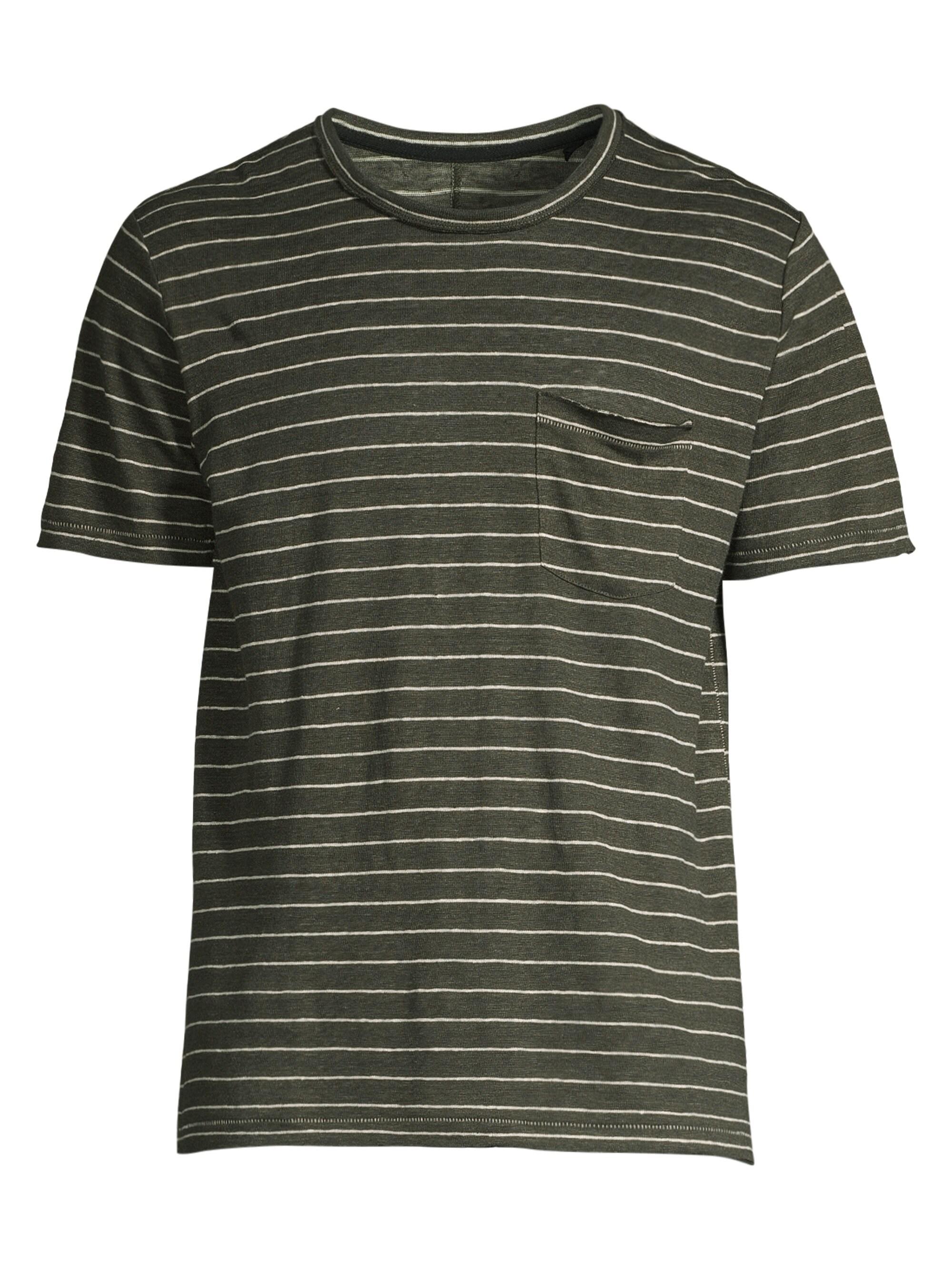 mens striped pocket tee