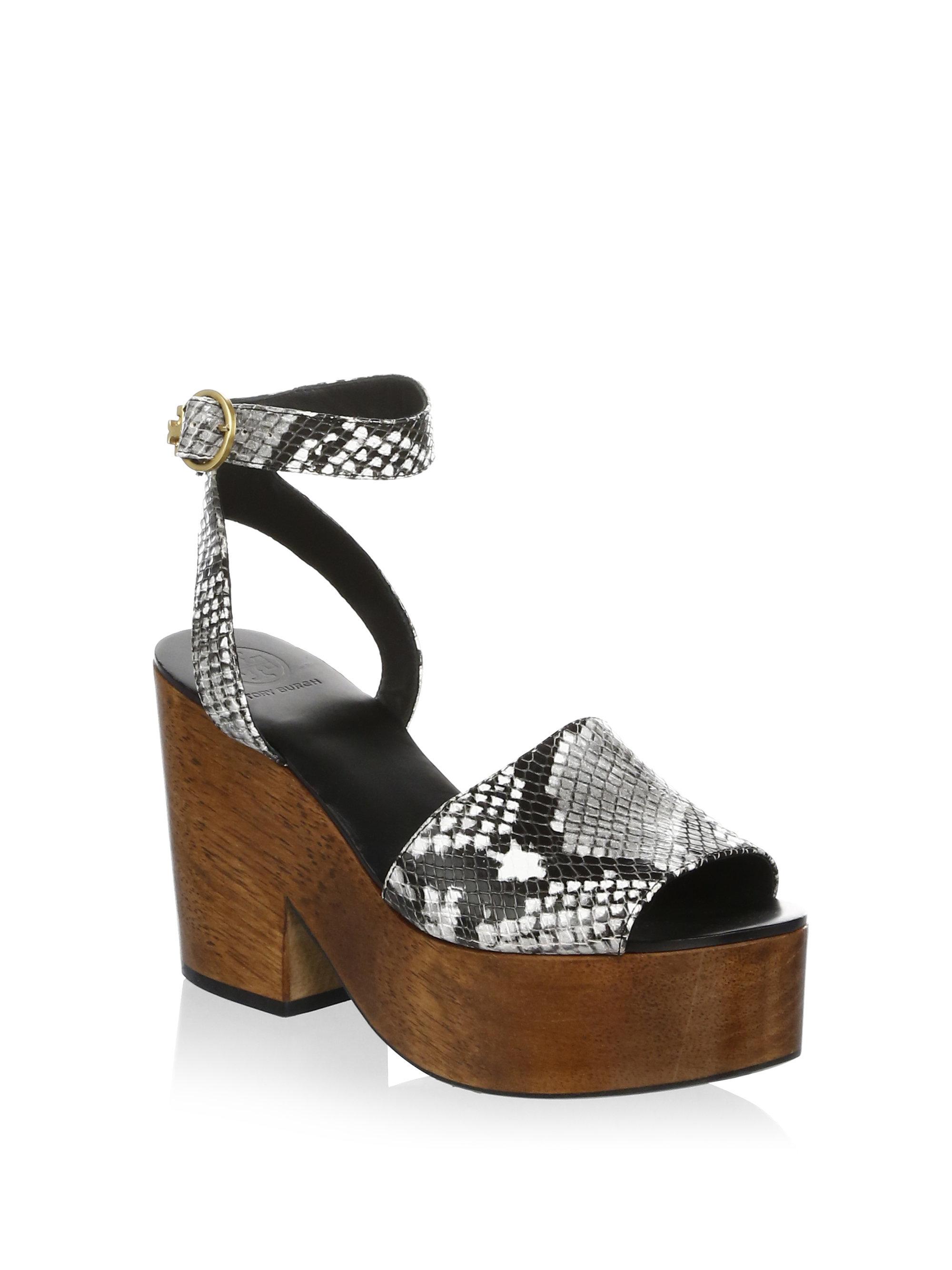 tory burch black flat sandals