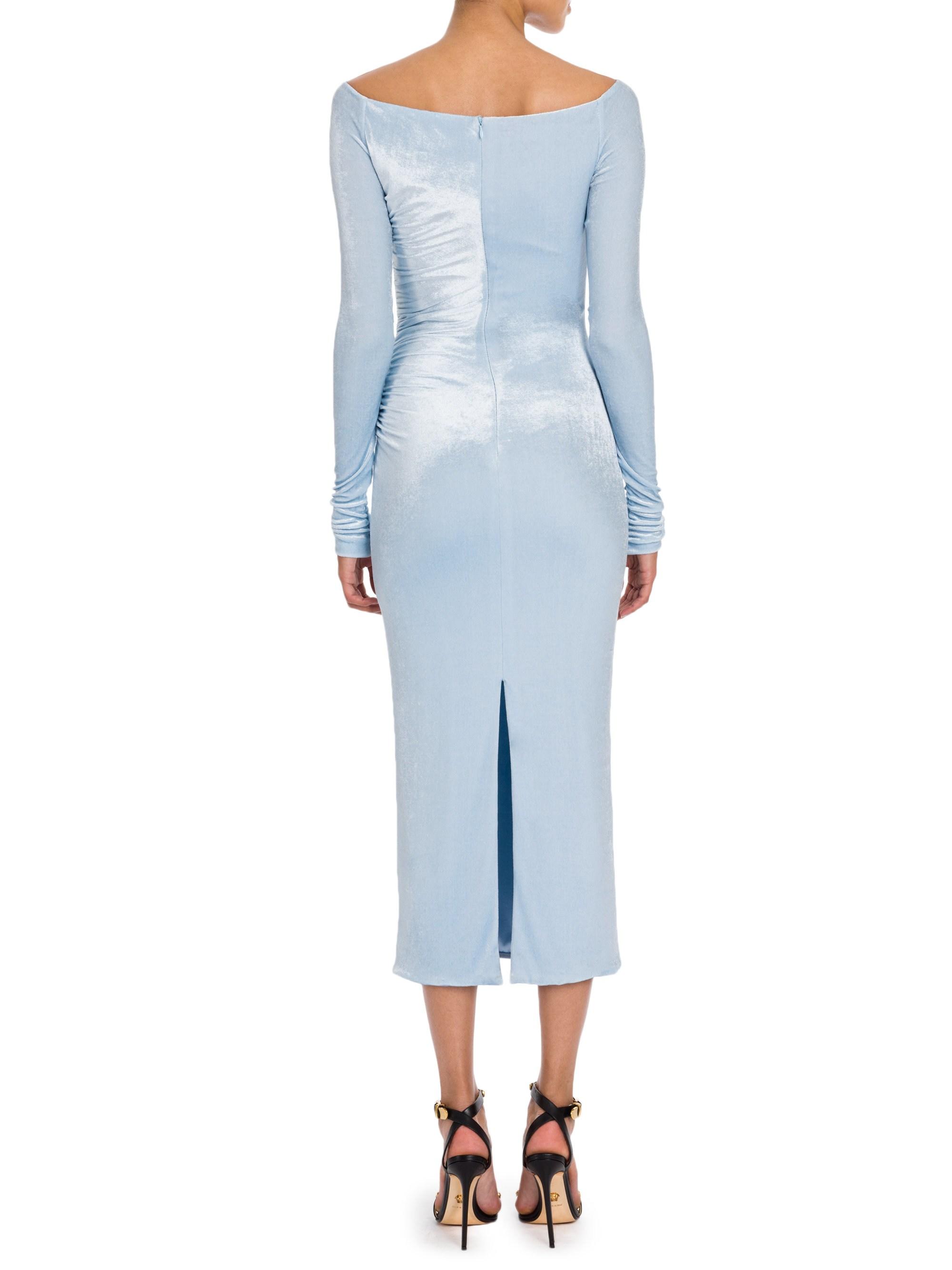 versace velvet dress