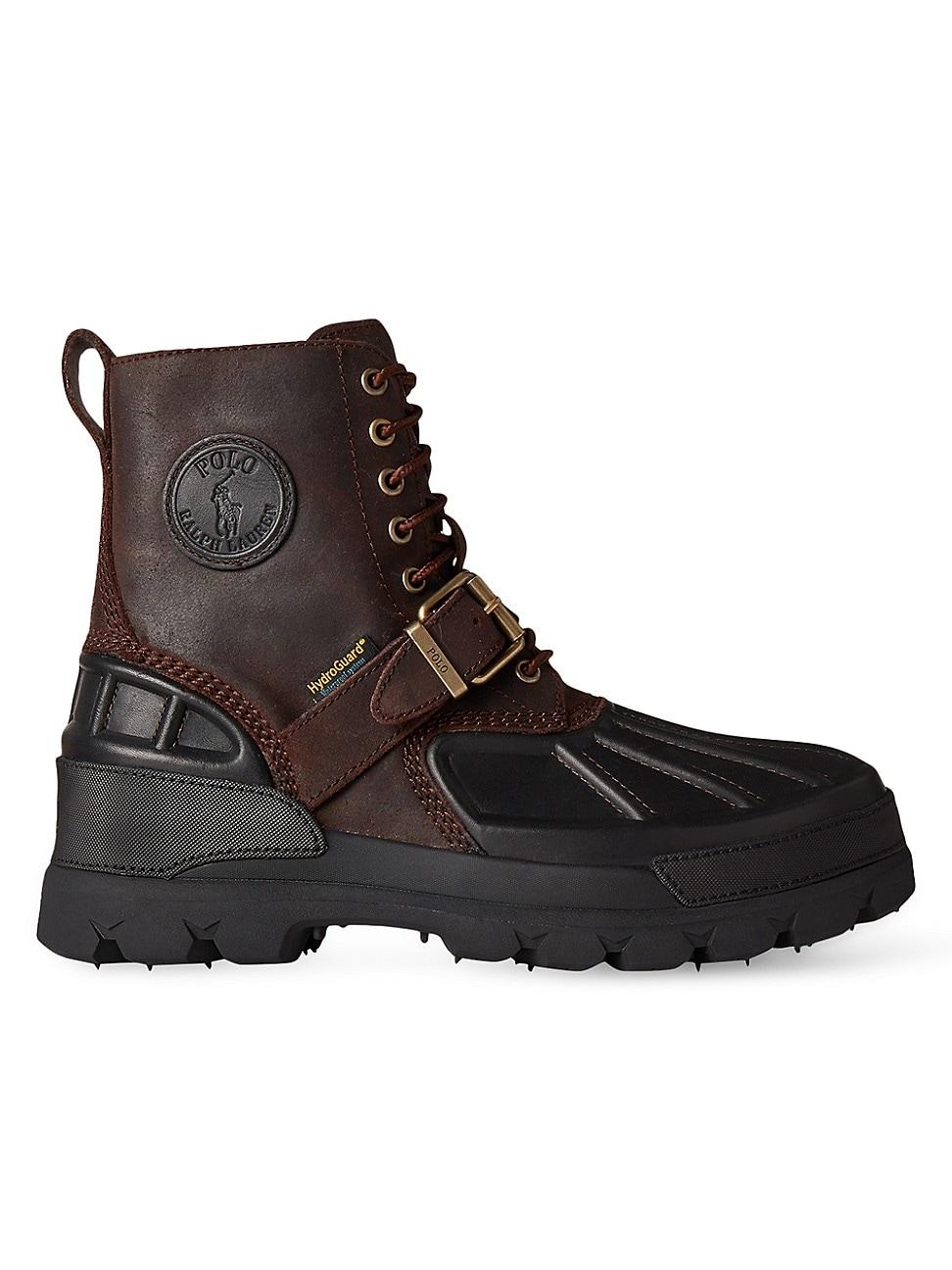 Polo Ralph Lauren Oslo High Waterproof Leather-suede Boots in Brown for ...