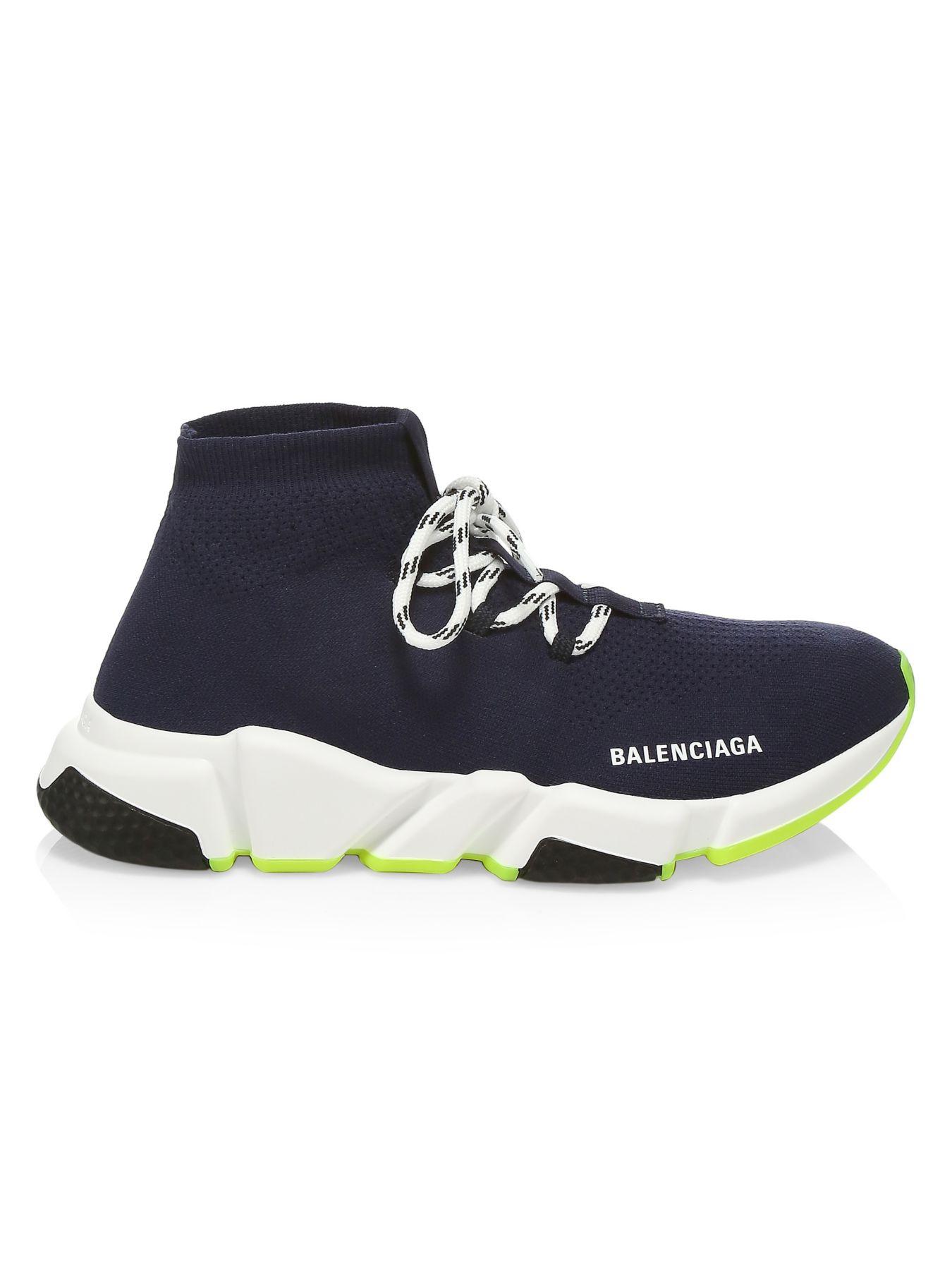 balenciaga lace up speed 2.0 sneakers