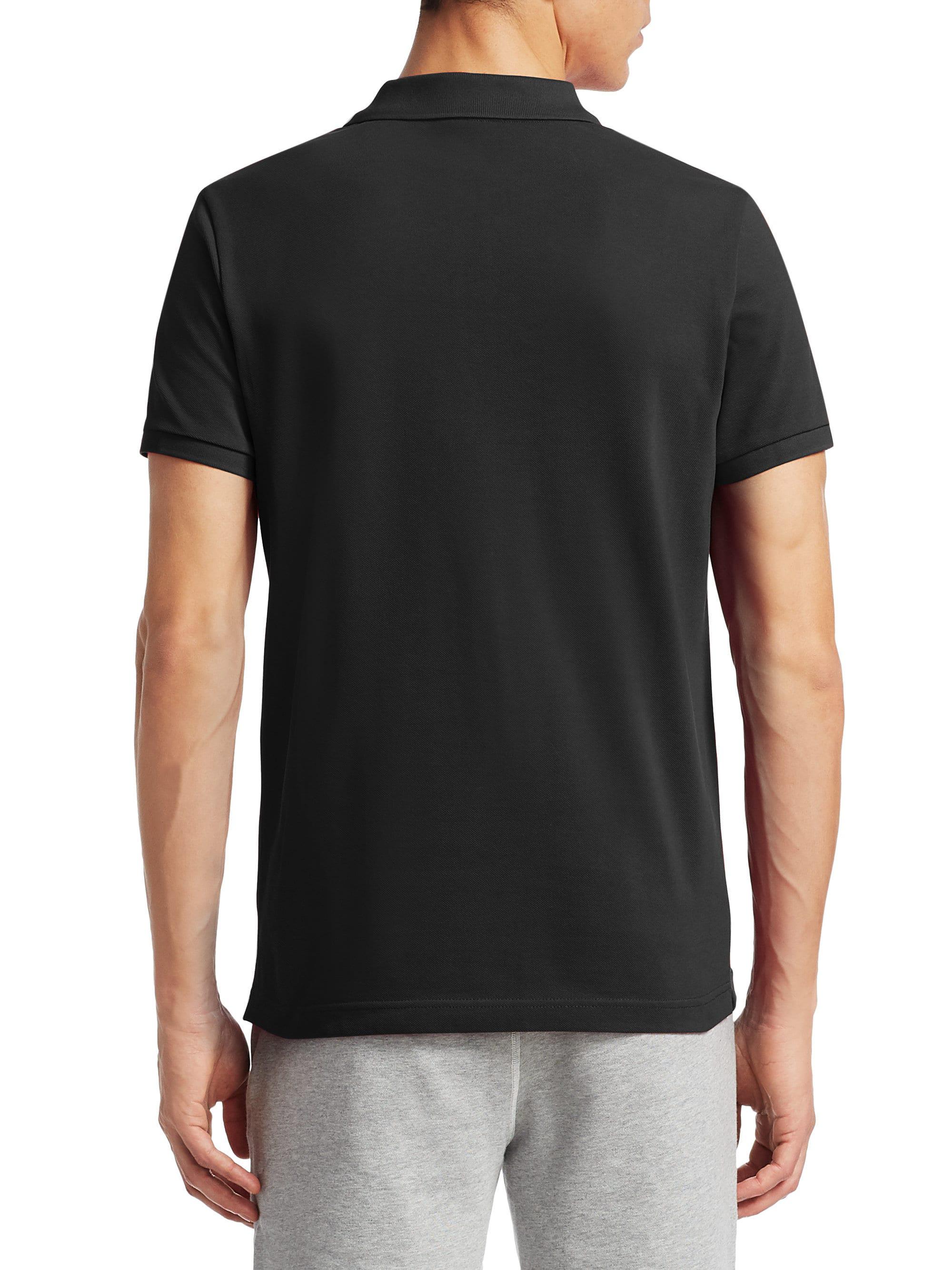 Moncler Maglia Polo Manica Corta Polo Shirt in Black for Men | Lyst