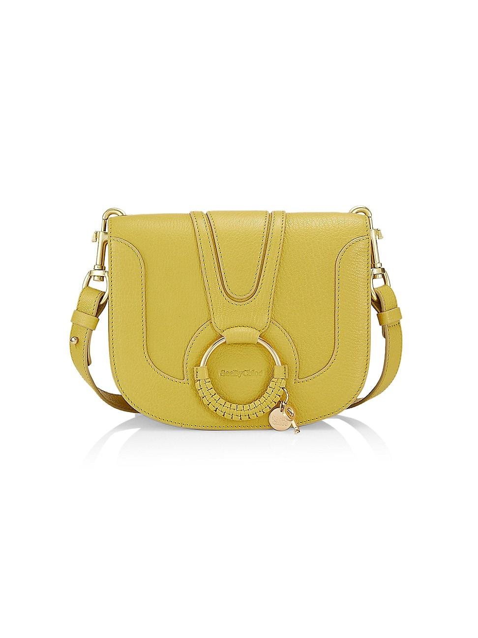 See By Chloé Hana Leather Saddle Bag in Yellow Lyst