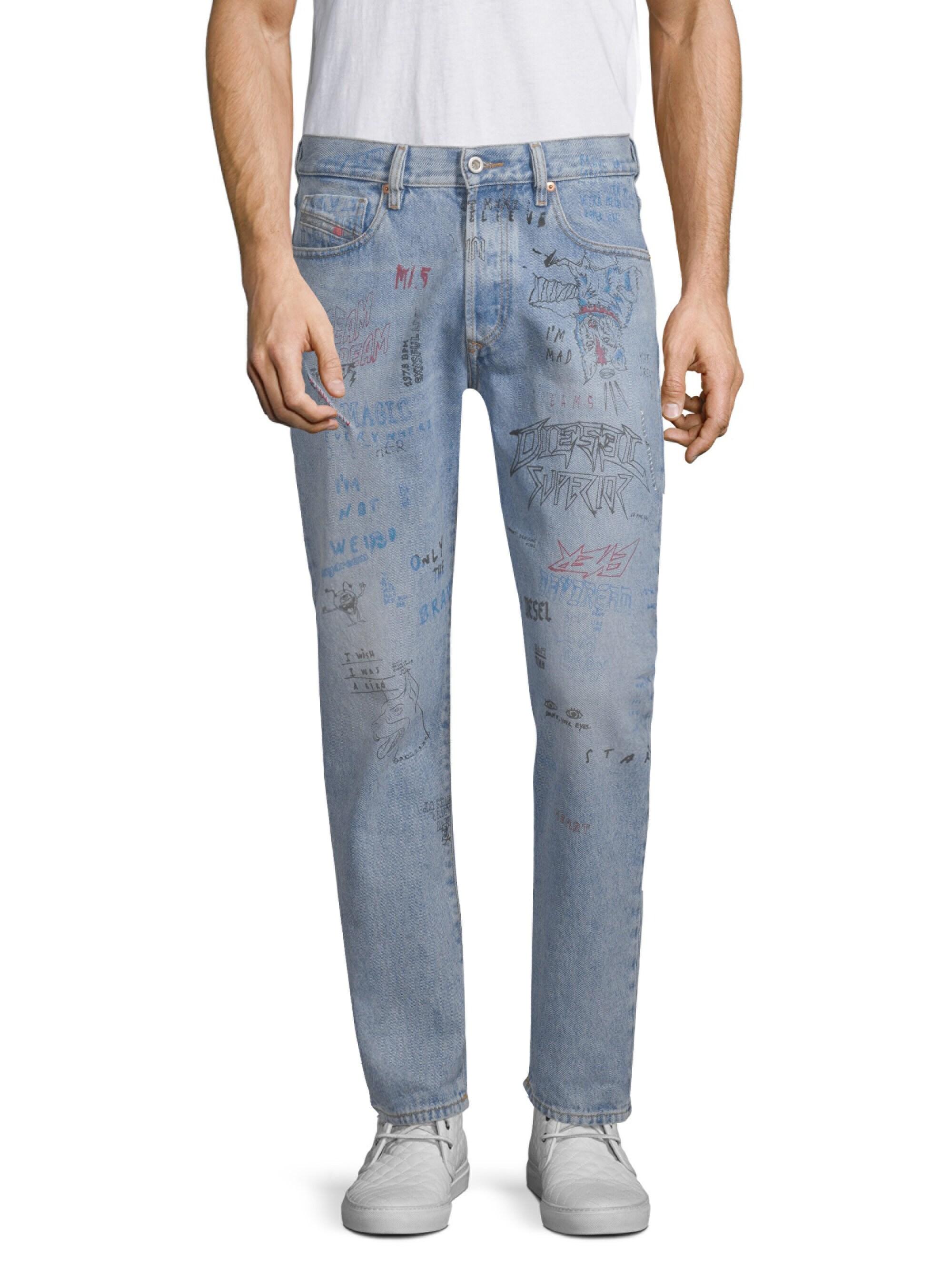 diesel graffiti jeans