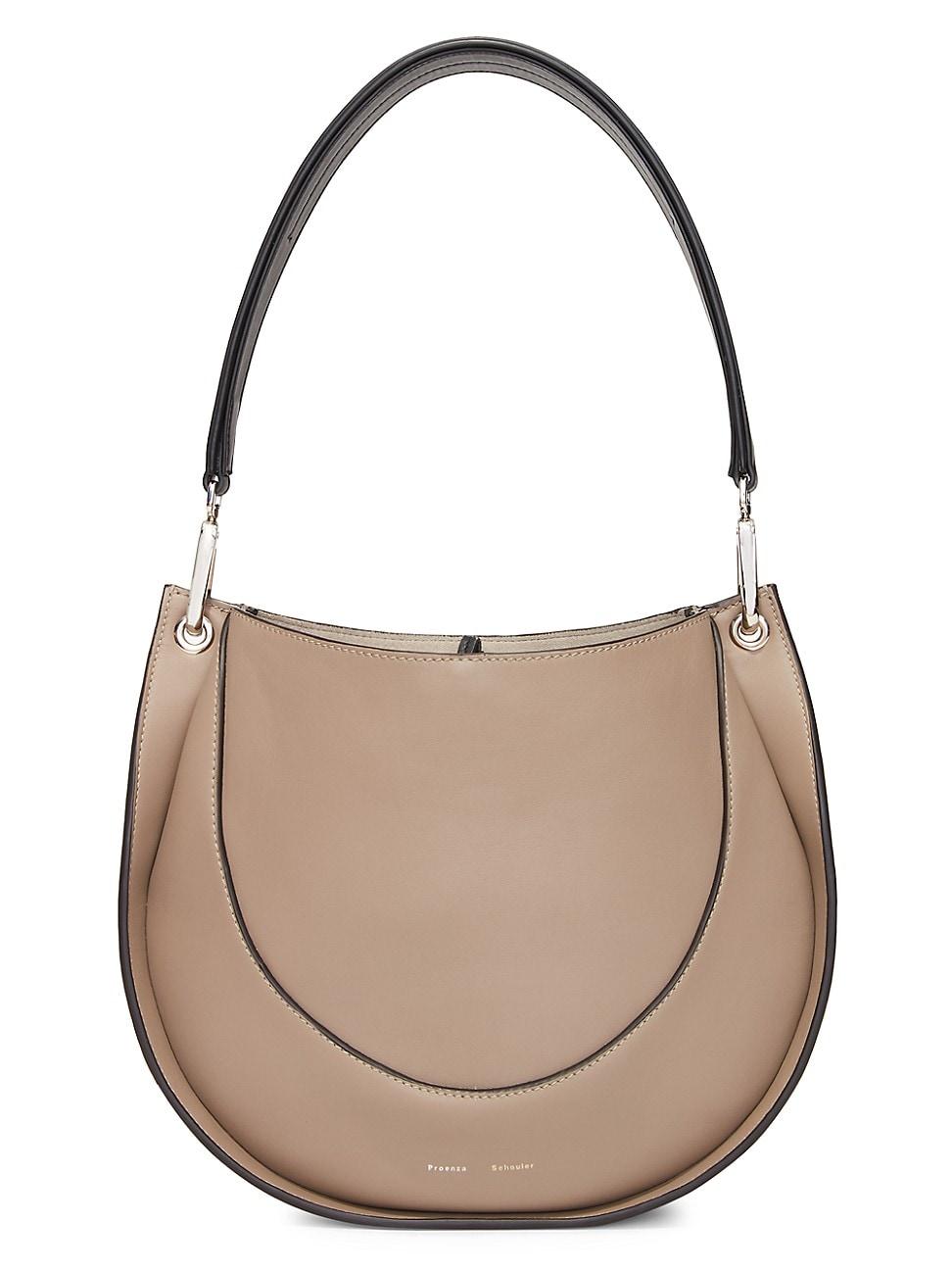 Proenza Schouler Small Leather Hobo Bag in Light Taupe/Silver (Brown) - Lyst