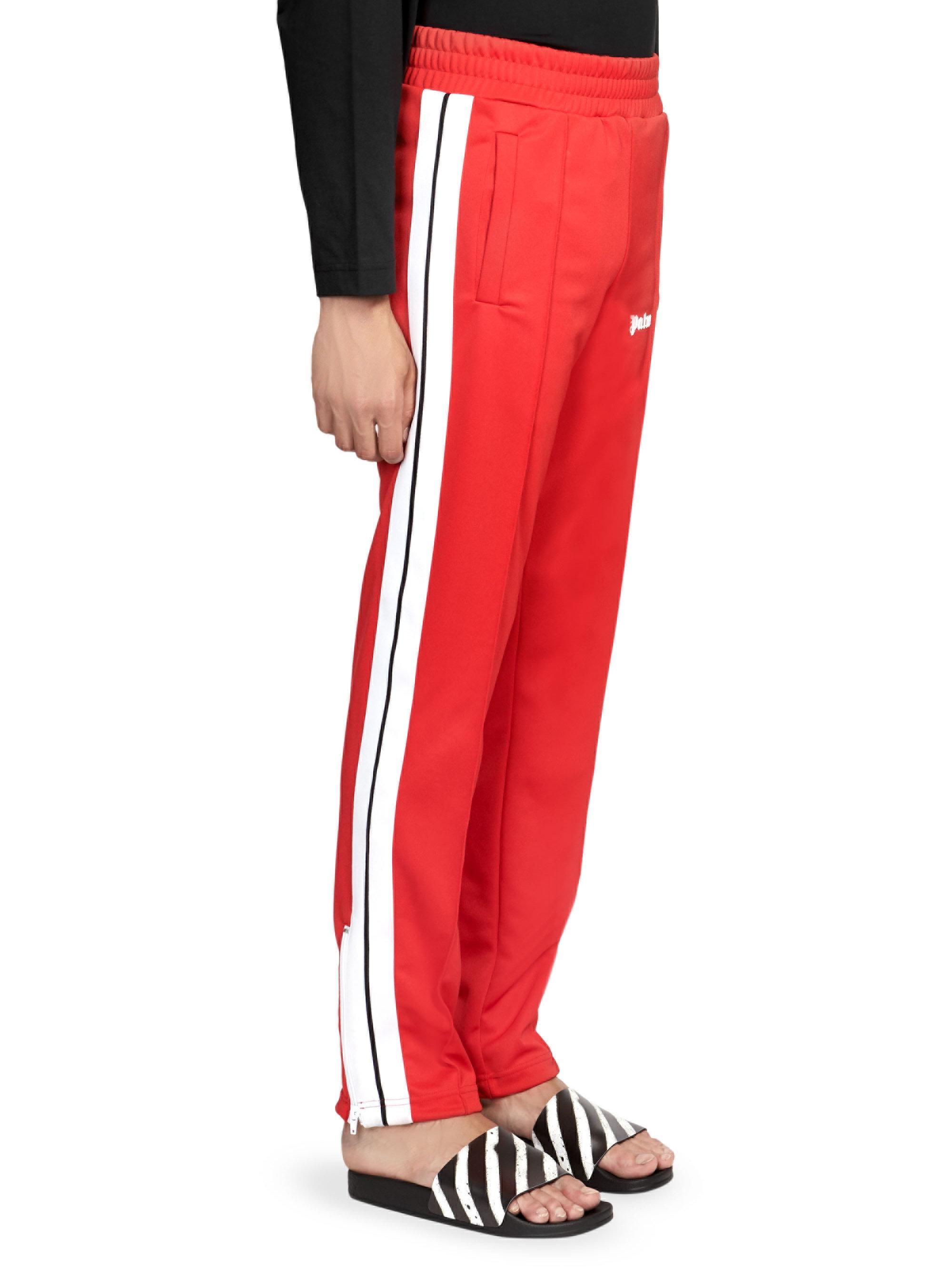 palm angels pants red