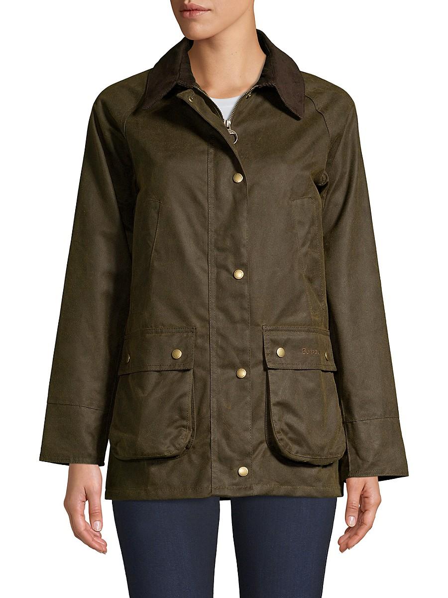 barbour acorn wax jacket