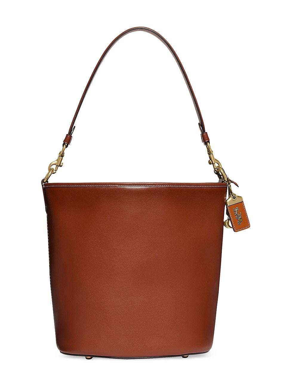 COACH Dakota Leather Bucket Bag in Brown Lyst