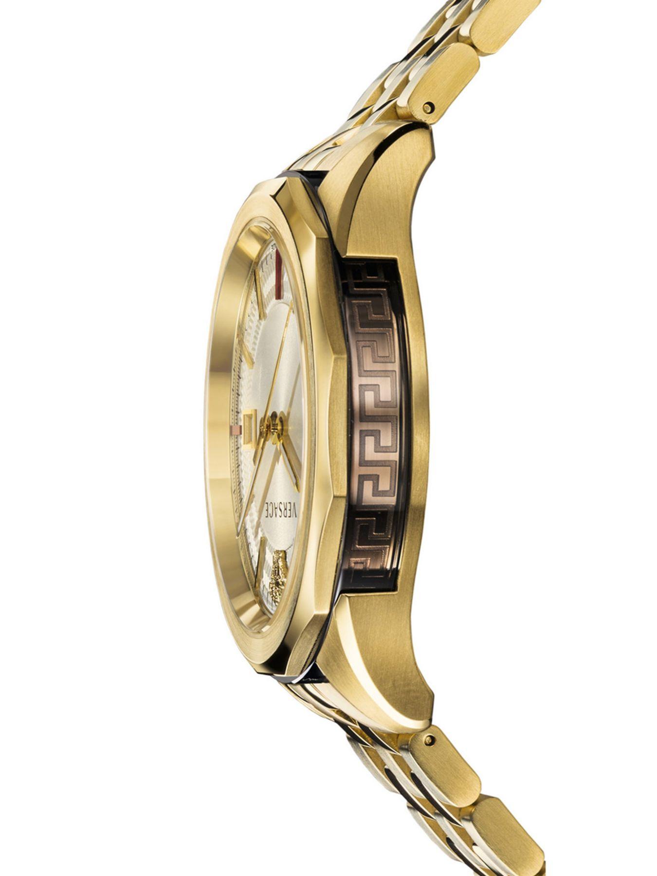 versace gold glaze watch