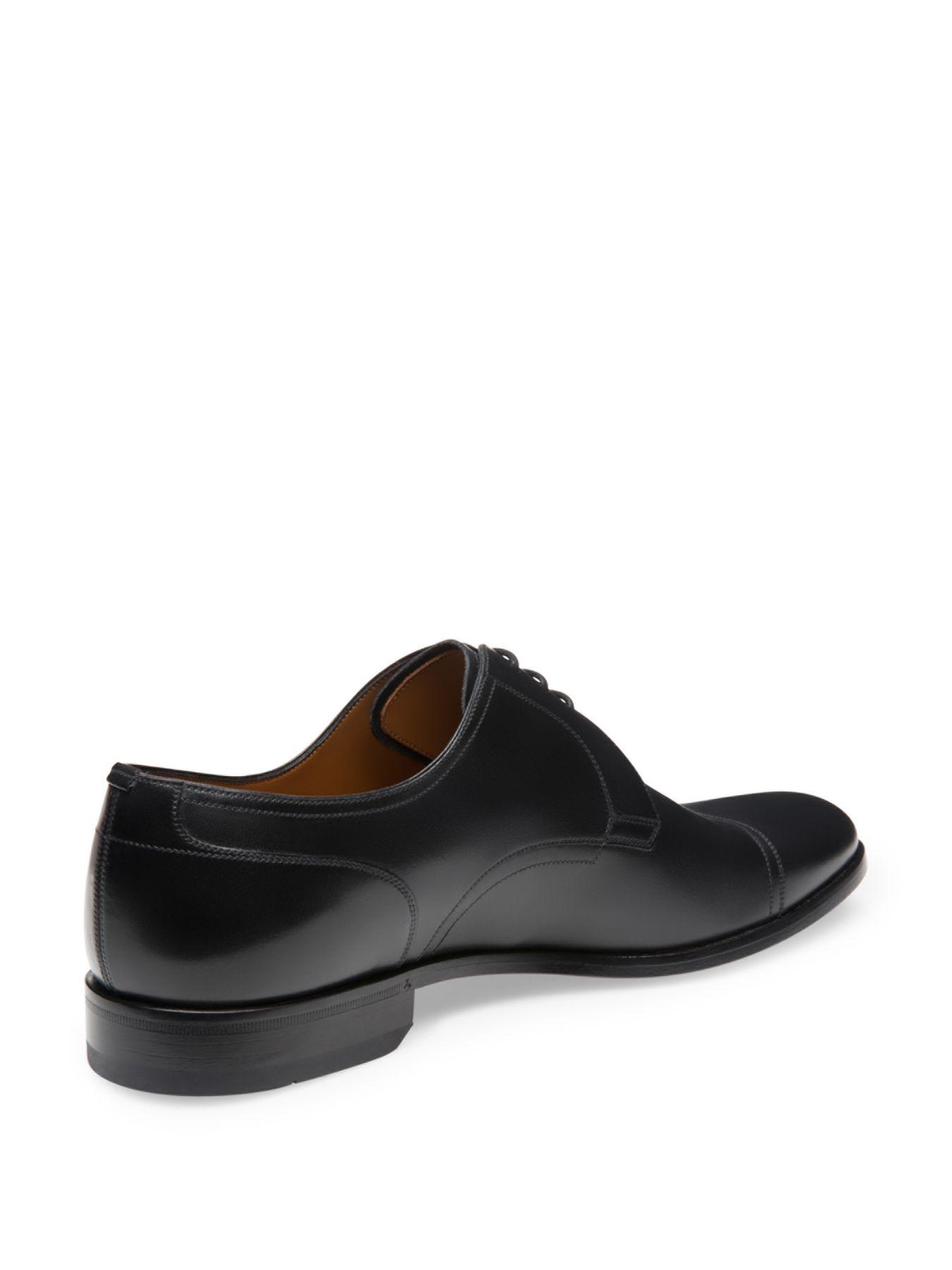 bally brustel leather derby shoes