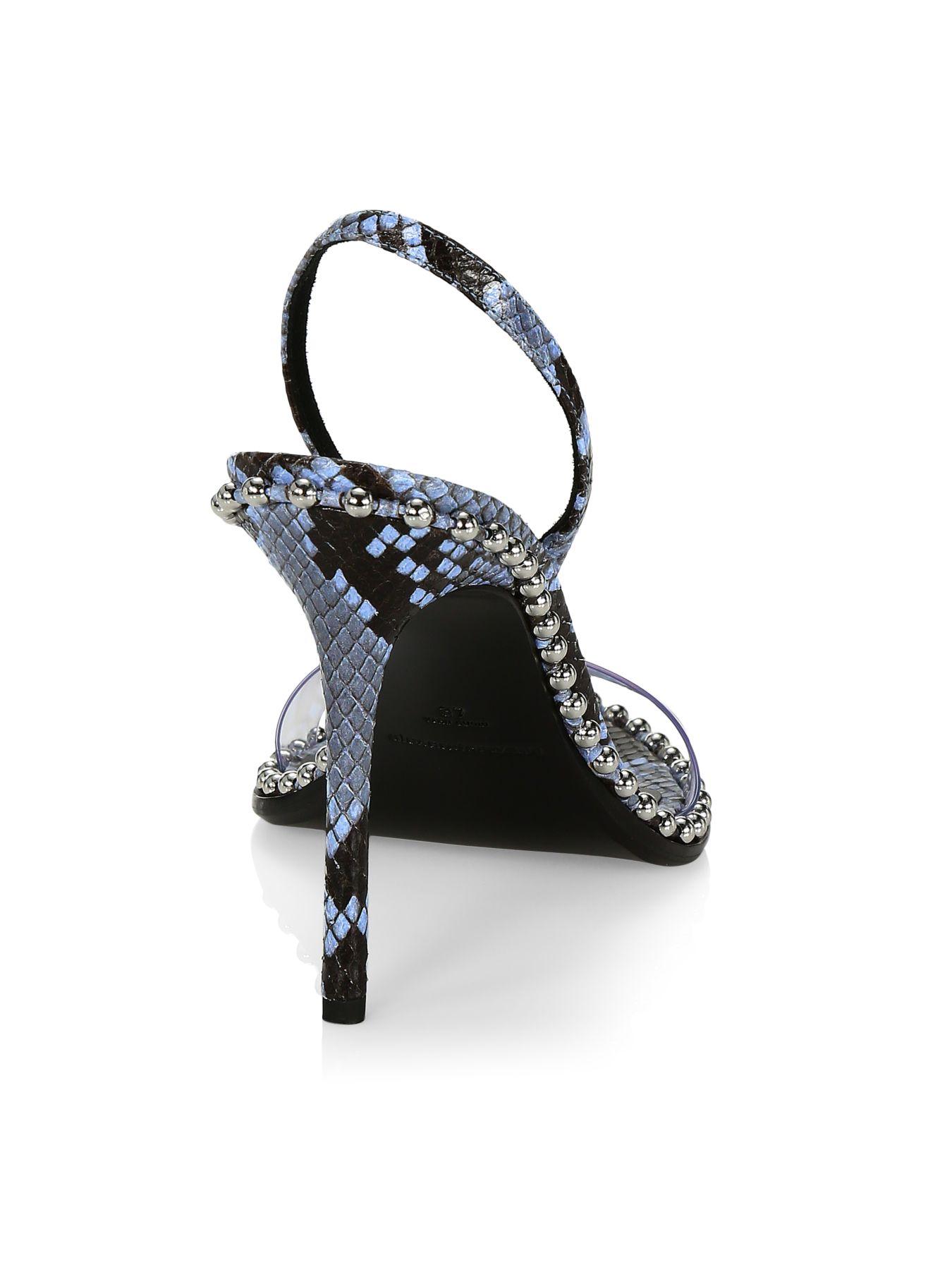 alexander wang pvc heels