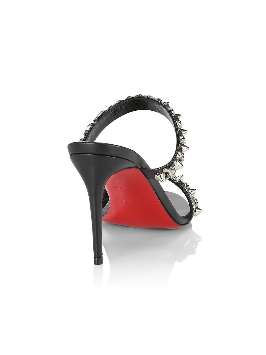 loubigirl chain spike red sole sandals