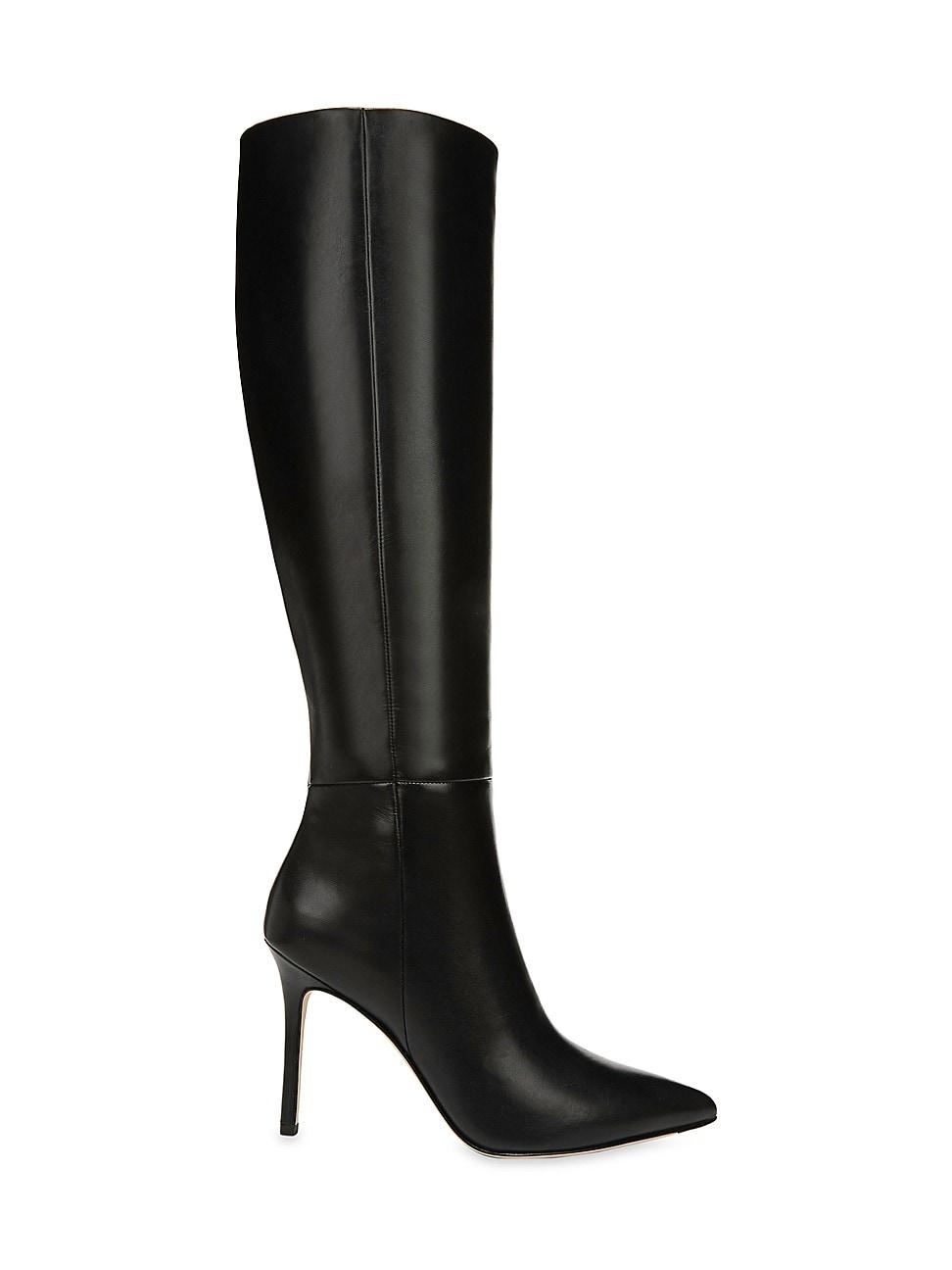 Veronica Beard Lisa Kneehigh Leather Boots in Black Lyst