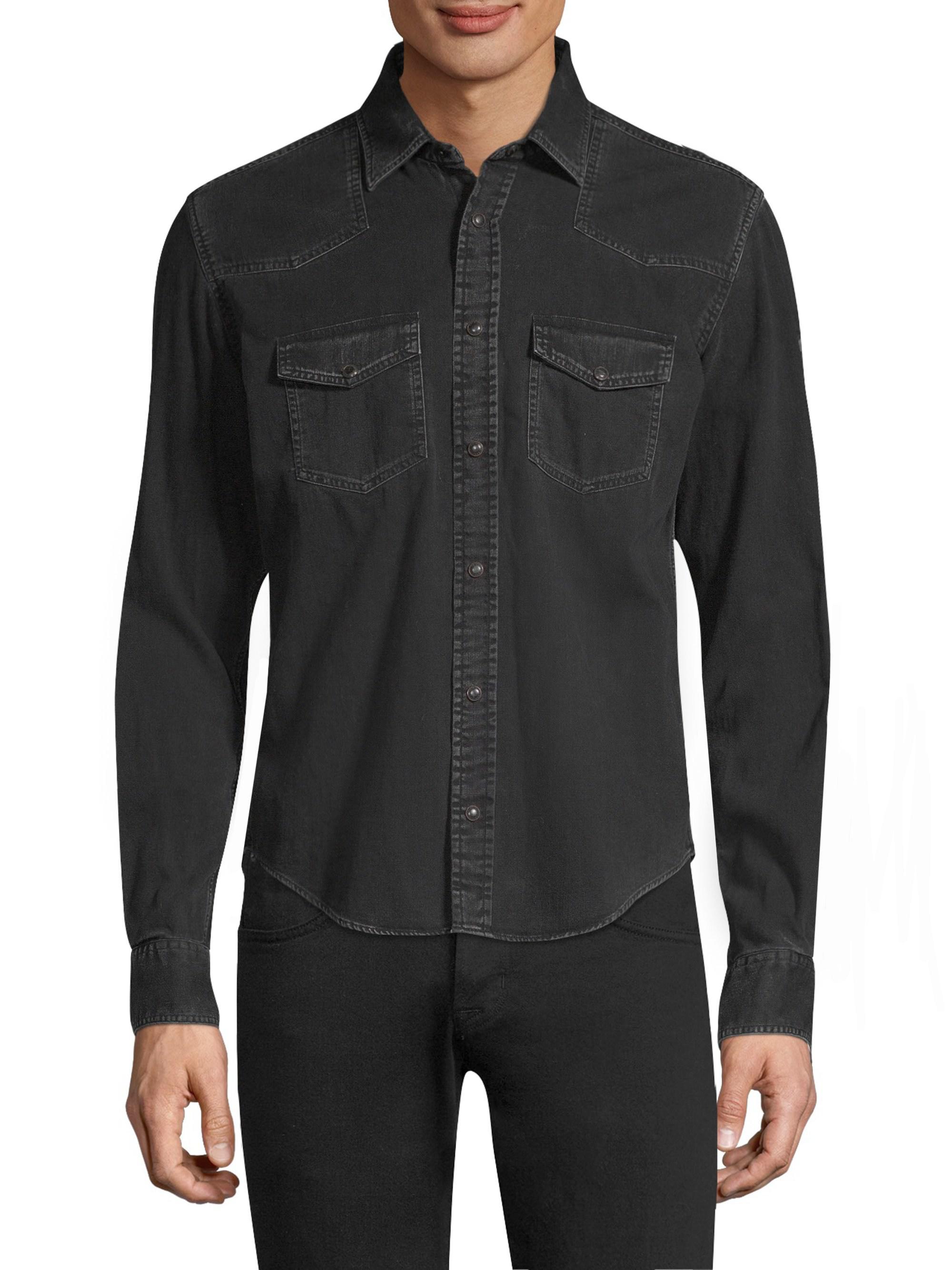 belstaff somerford denim shirt