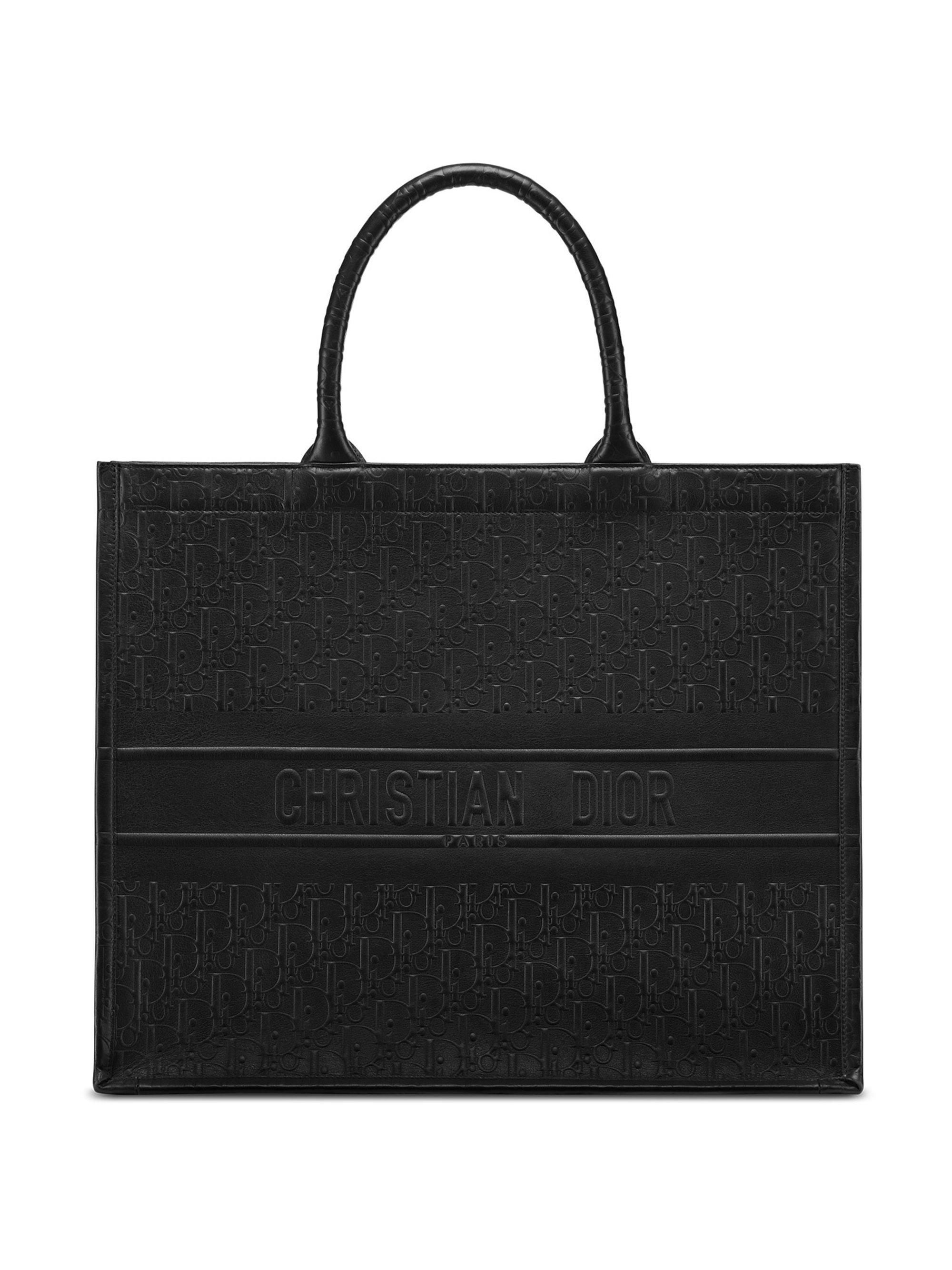 Leather Book Bag Tote - Dior Presents the Embroidered Book Tote ...