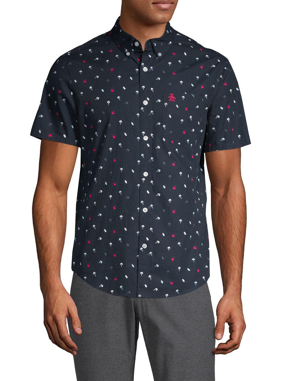 Original Penguin Cotton Ice Cream-print 