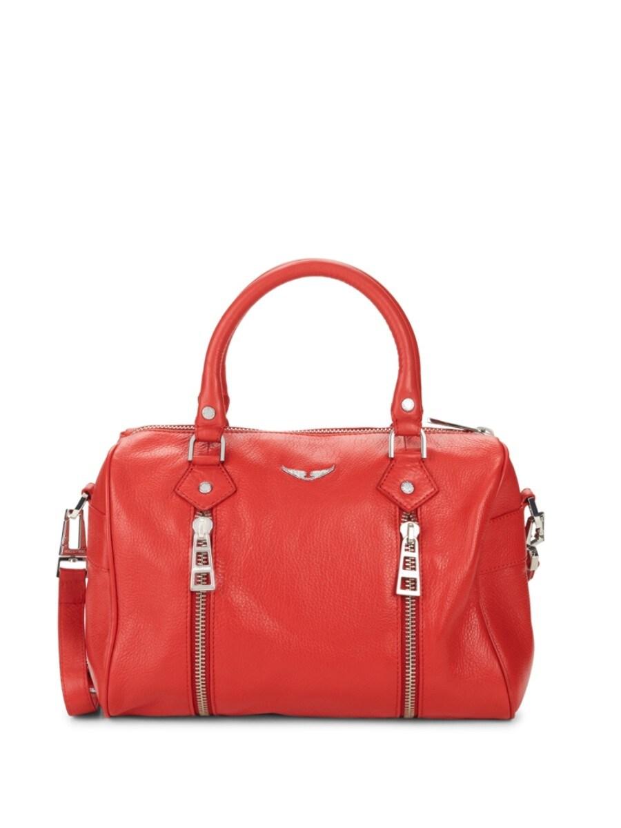 konkurrence Religiøs reagere Zadig & Voltaire Women's Small Sunny Top Handle Bag - Rouge in Red | Lyst