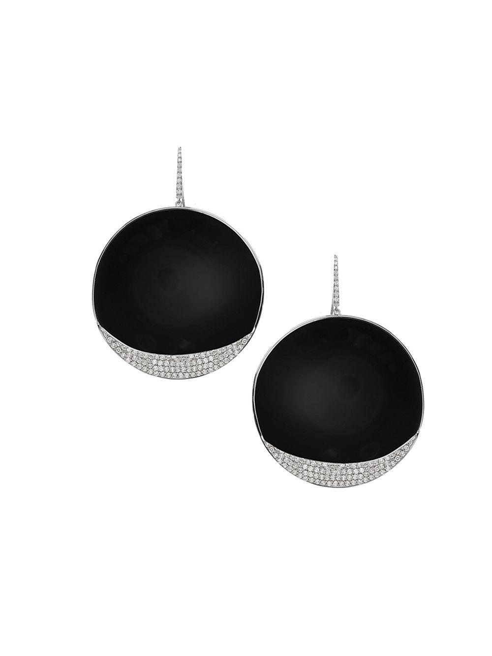 Lyst Lana Jewelry Flawless 14k White Gold Diamond Round Drop Gallery