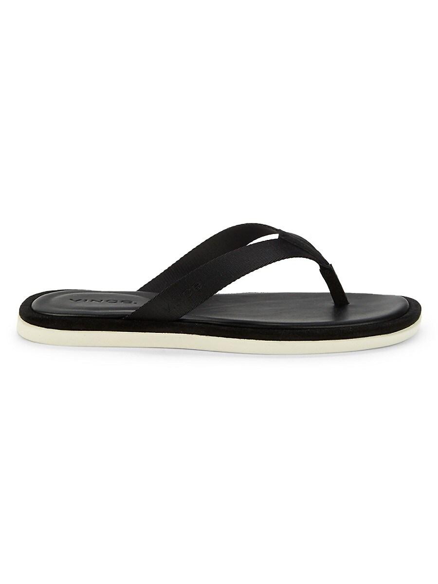 Vince Darwin-b Leather-lined Sandals in Black for Men | Lyst