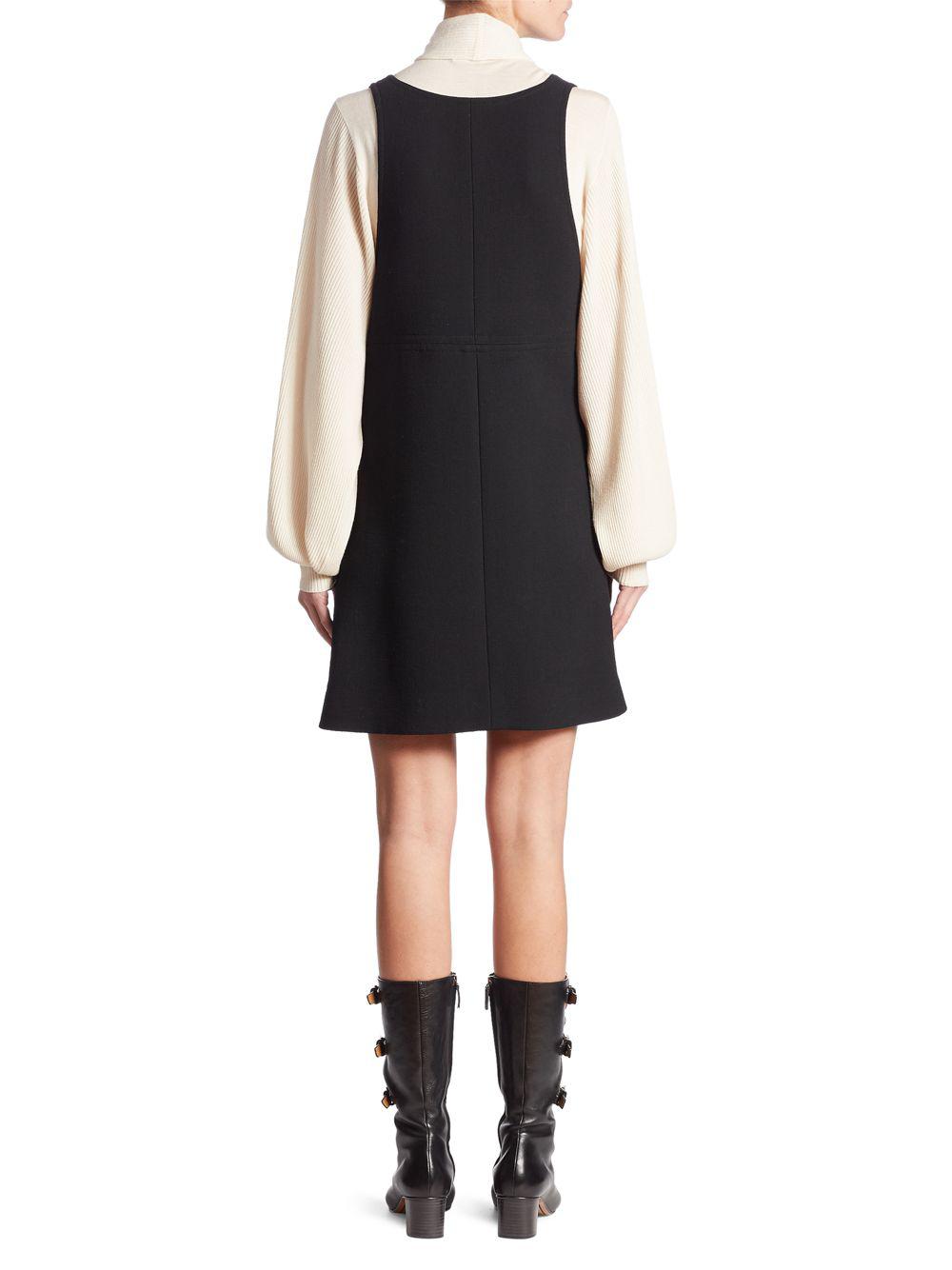 button down jumper dress