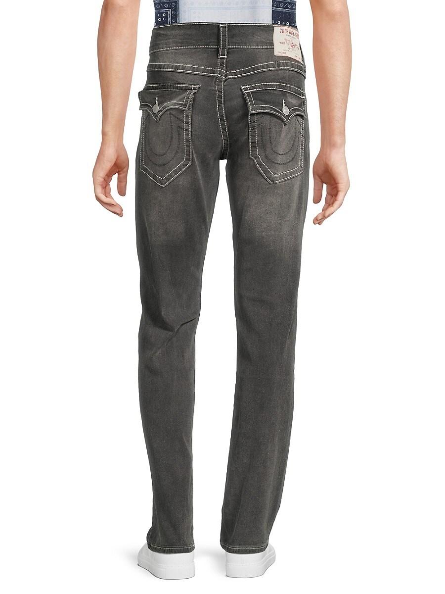 ァッション人気ブランドランキング Ricky Religion True Relaxed Gray in Jeans Whiskered Straight パンツ