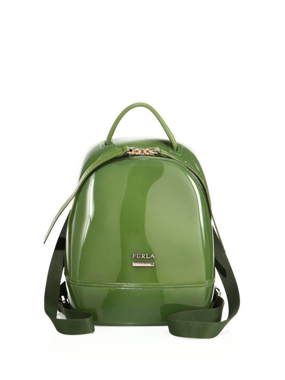 Furla Candy Solid Backpack in Green | Lyst