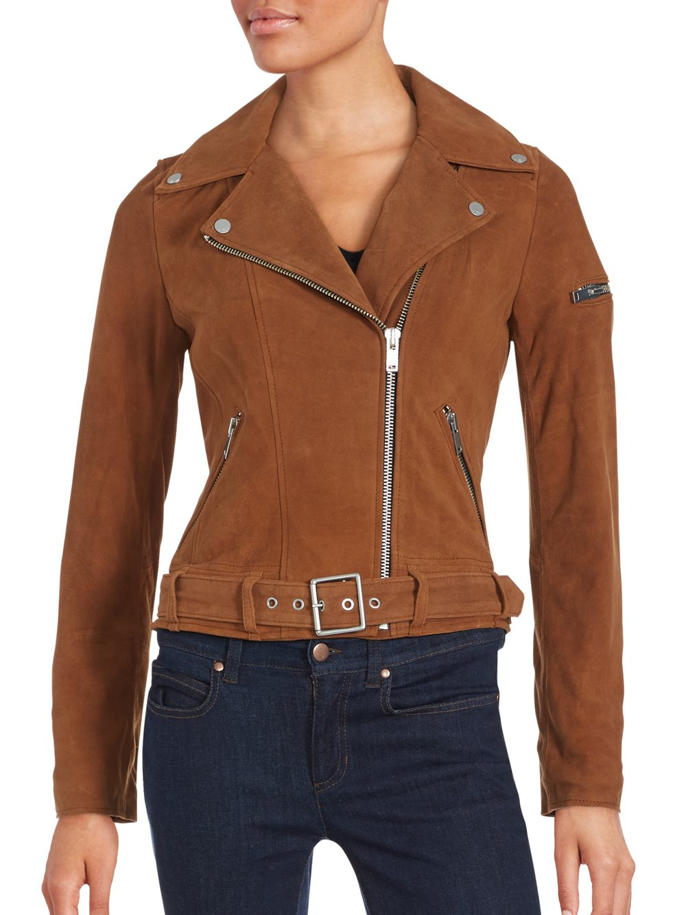 7 for all mankind suede jacket