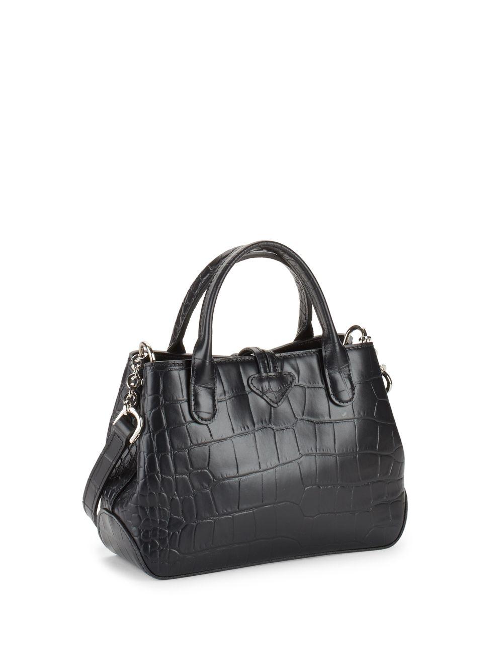 $380, Longchamp Roseau Crossbody Bag Small Black