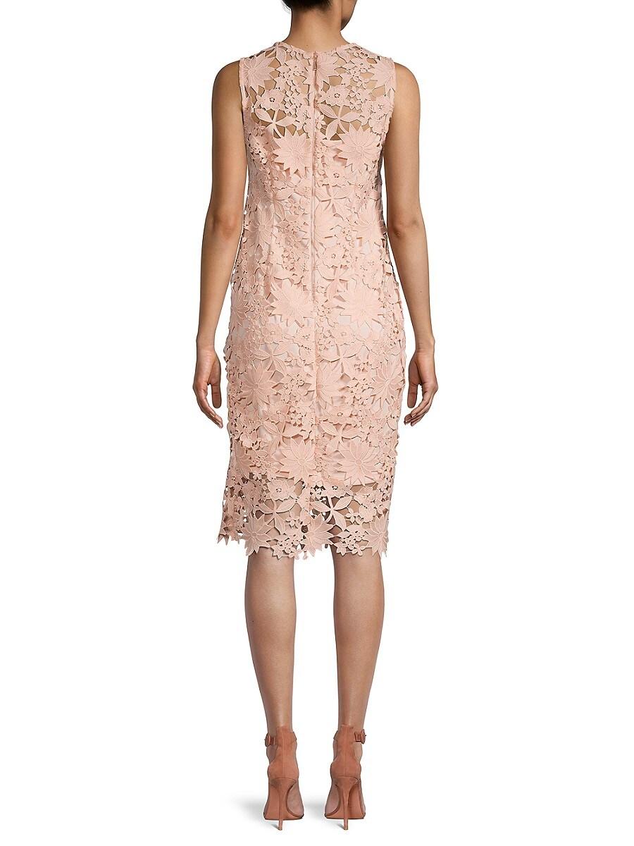 Calvin klein sale lace sheath dress