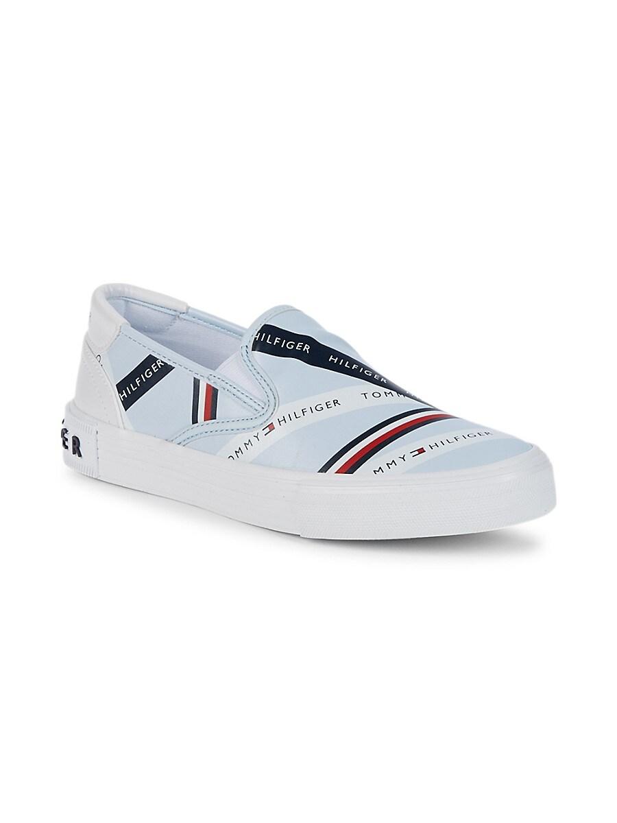Tommy Hilfiger Synthetic Twhuntee Slip-on Sneakers in White | Lyst