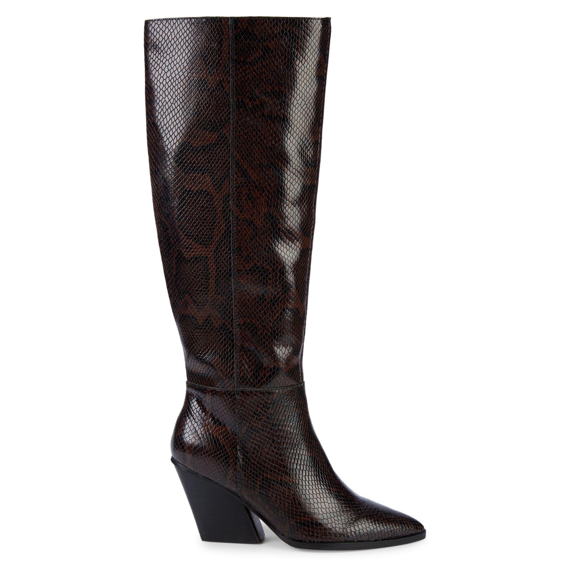 dolce vita snakeskin boots
