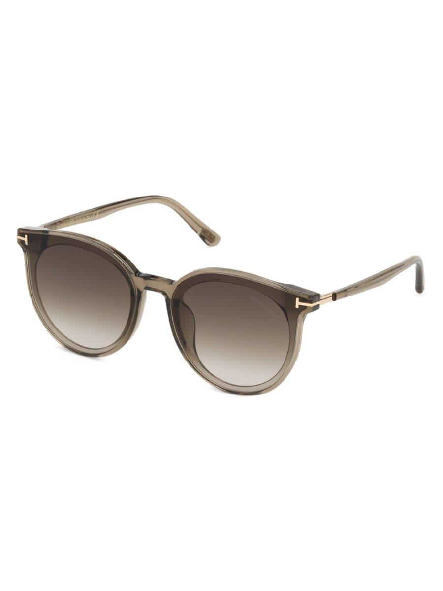 Tom Ford Women's 63mm Injected Round Sunglasses - Smoke - Lyst