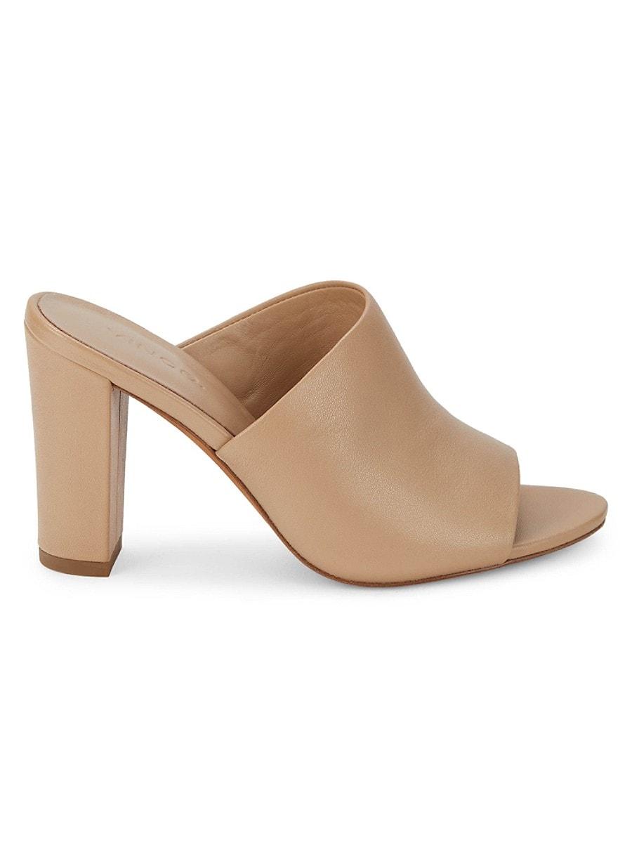 Vince Hanna Leather Sandals in Brown | Lyst Canada