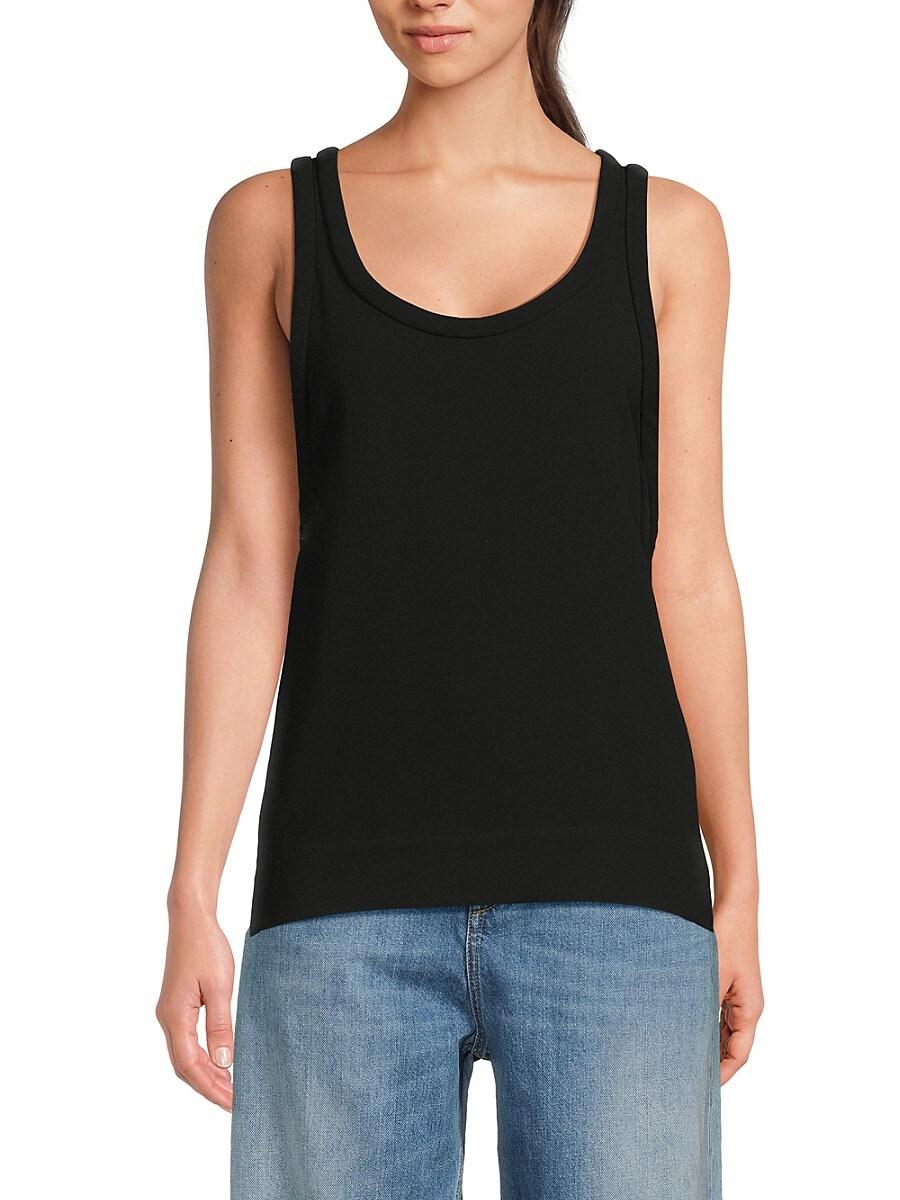 Tシャツ・カットソー VALENTINO GARAVANI Sand Silk Tank Top Valentino Sleeveless and tank tops for Women | Online Sale