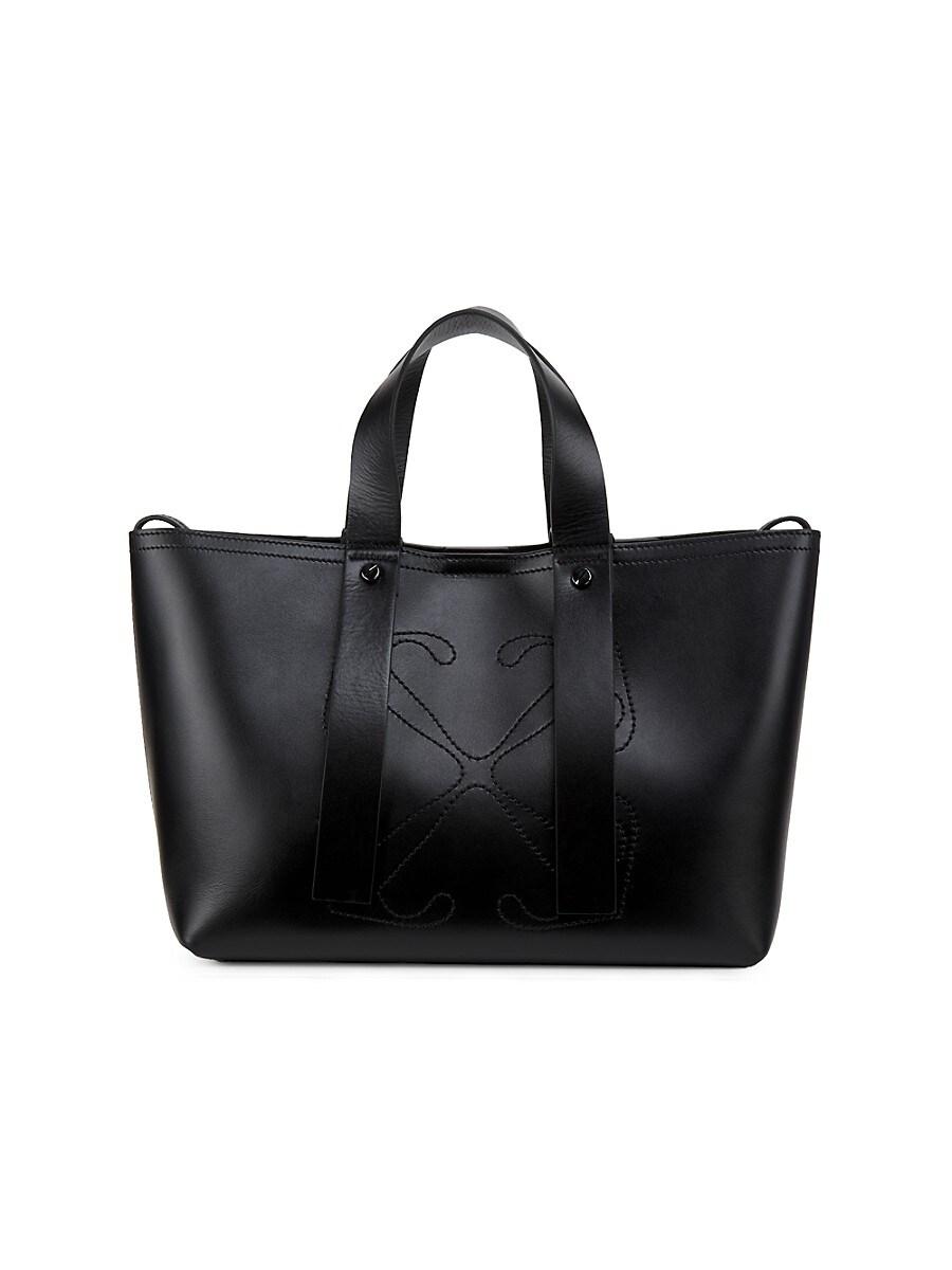 Off-White c/o Virgil Abloh Day Off Leather Tote Bag in Black | Lyst