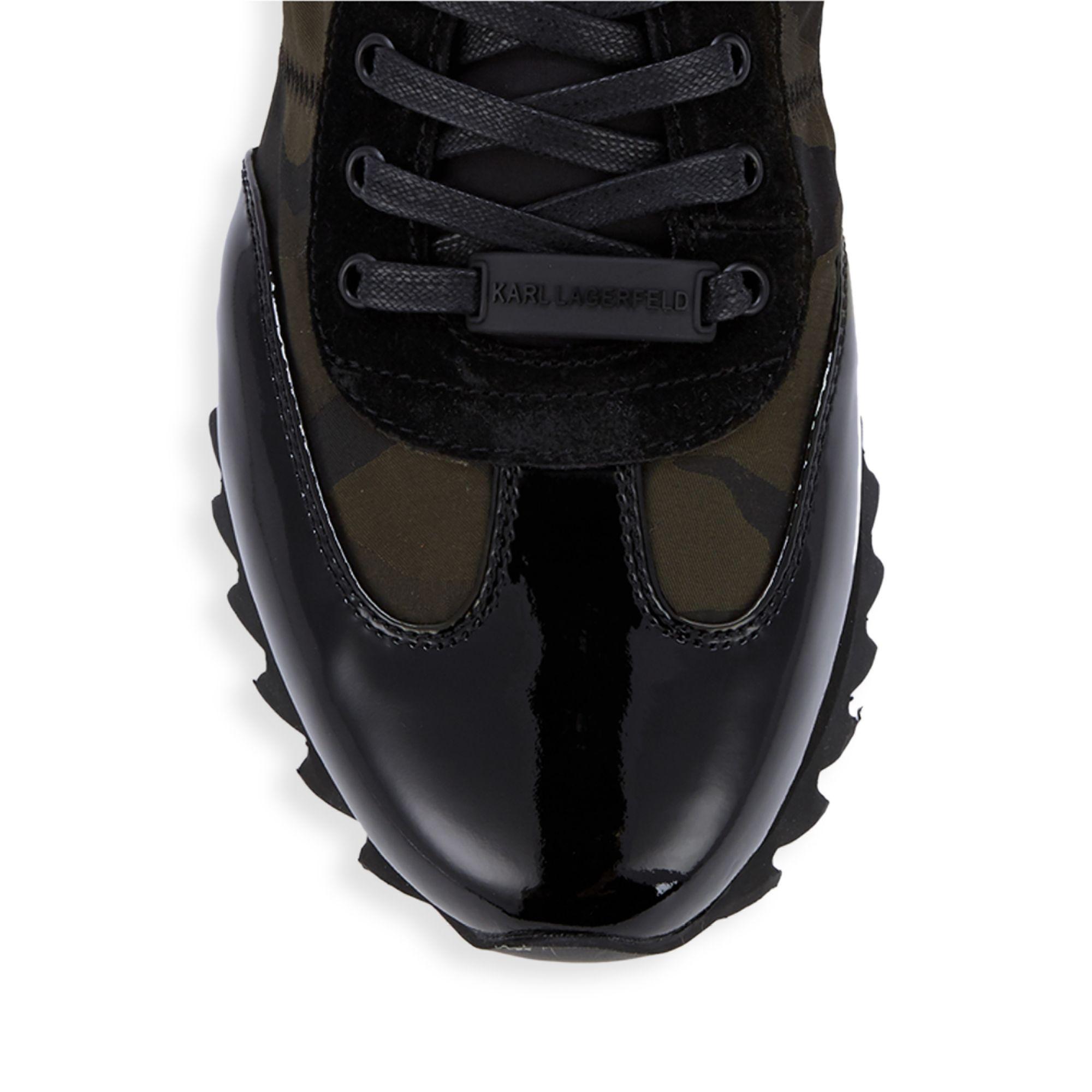 karl lagerfeld platform trainers