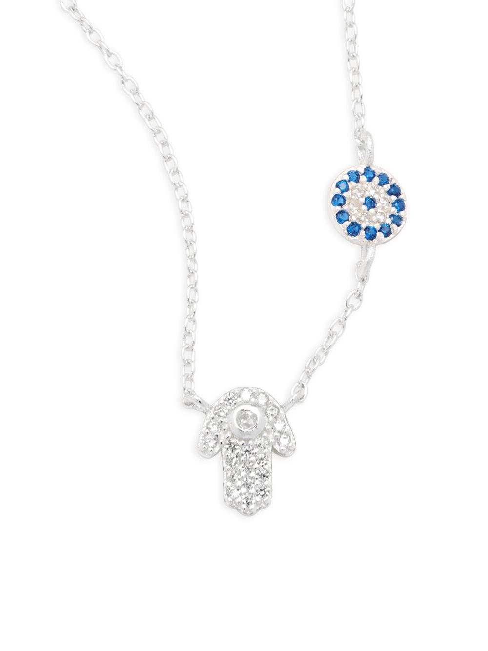 Argento Vivo Hamsa \u0026 Evil Eye Sterling 