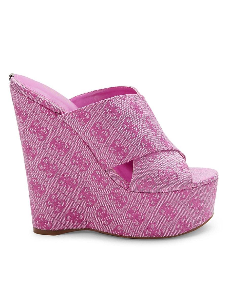 guess wedge heels