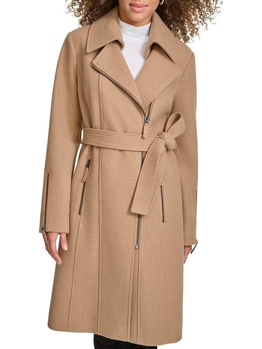 kenneth cole plaid coat
