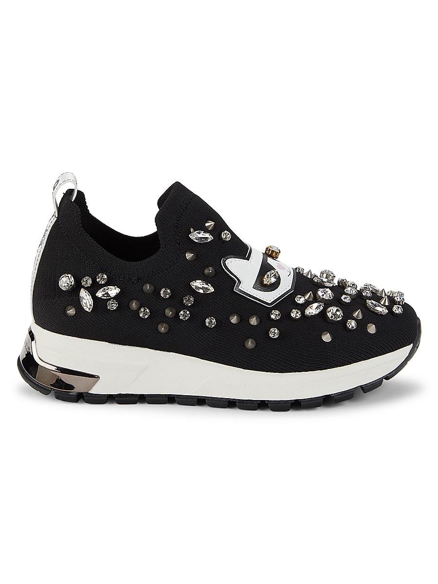 Slip on clearance embellished trainers