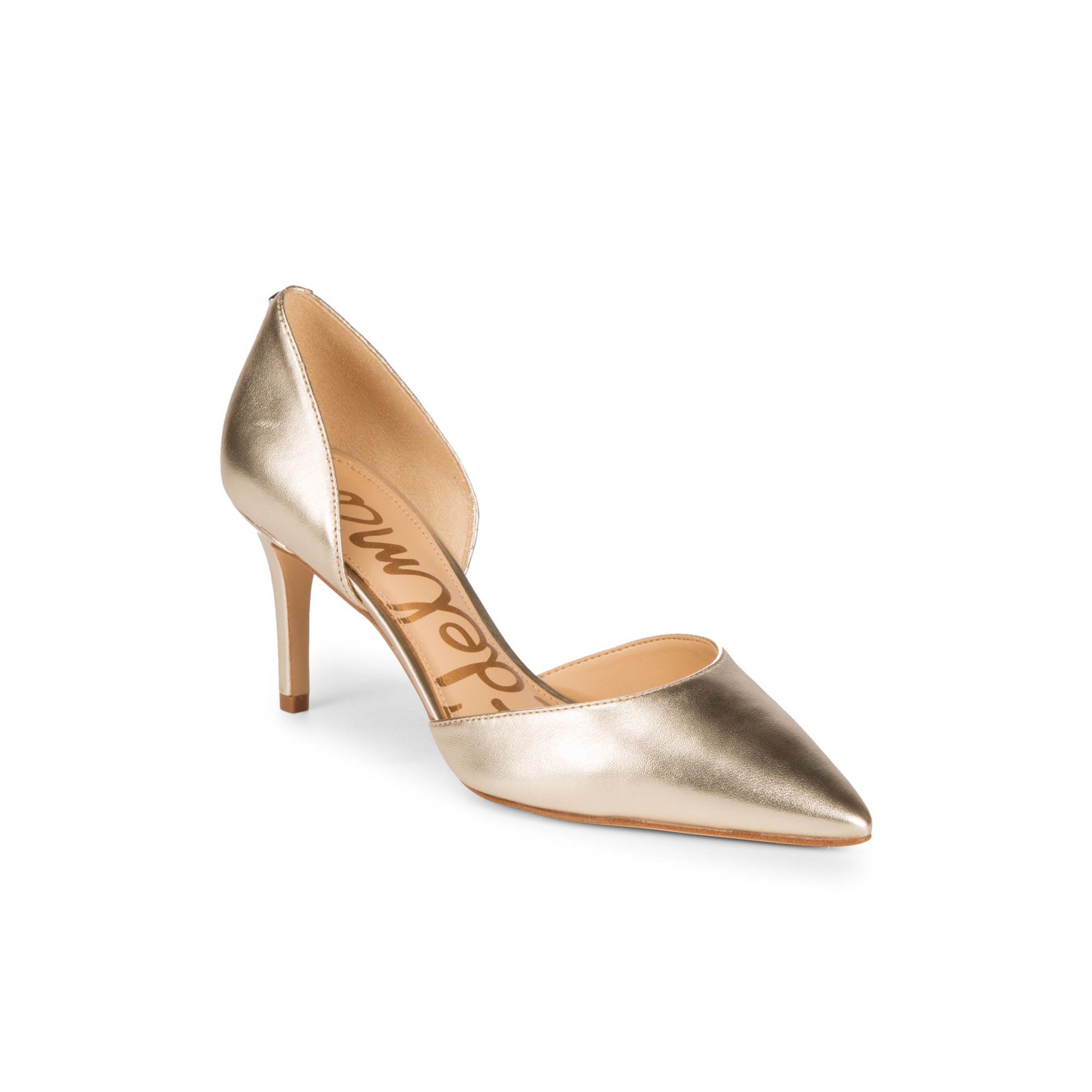 Sam Edelman Tesla Leather D'orsay Pumps 