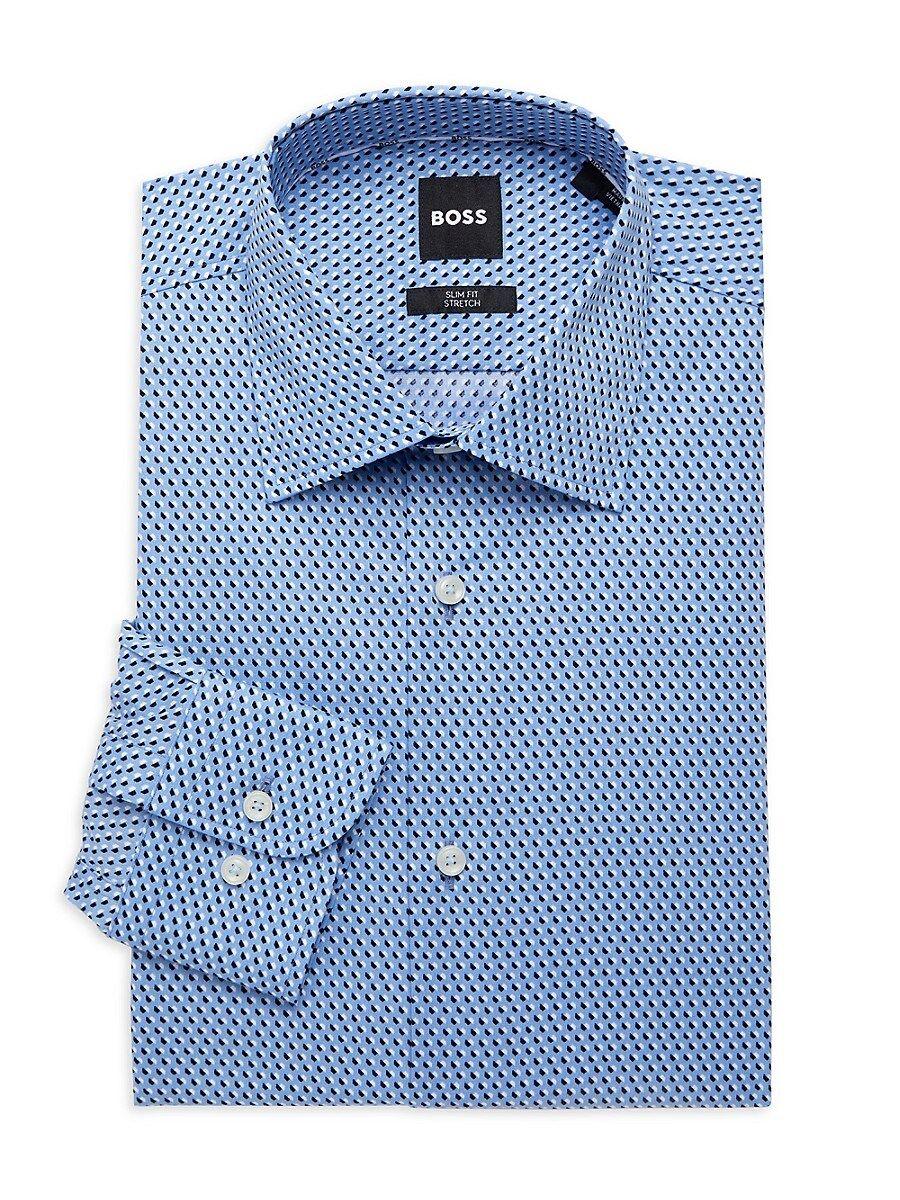 Hugo boss slim fit stretch shirt top