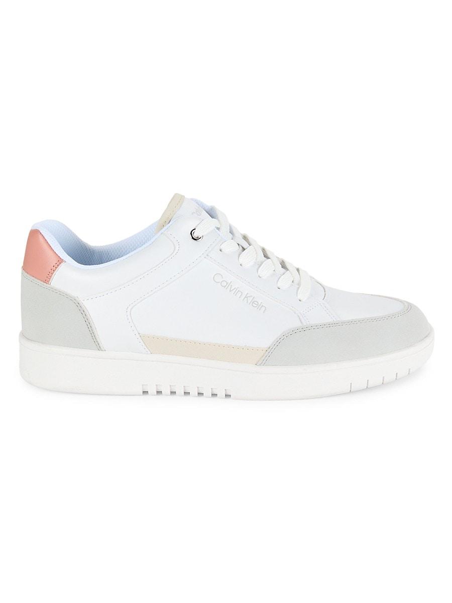 calvin klein pink sneakers