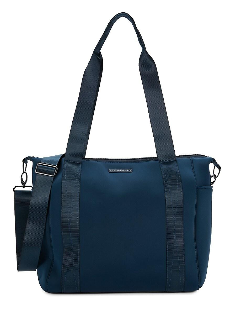 MYTAGALONGS Solid Weekender Bag in Blue Lyst Australia