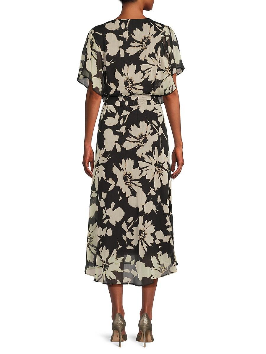 【DKNY】フラッタースリーブ プリント ドレス DKNY Flutter Sleeve Dresses for Women | Lyst