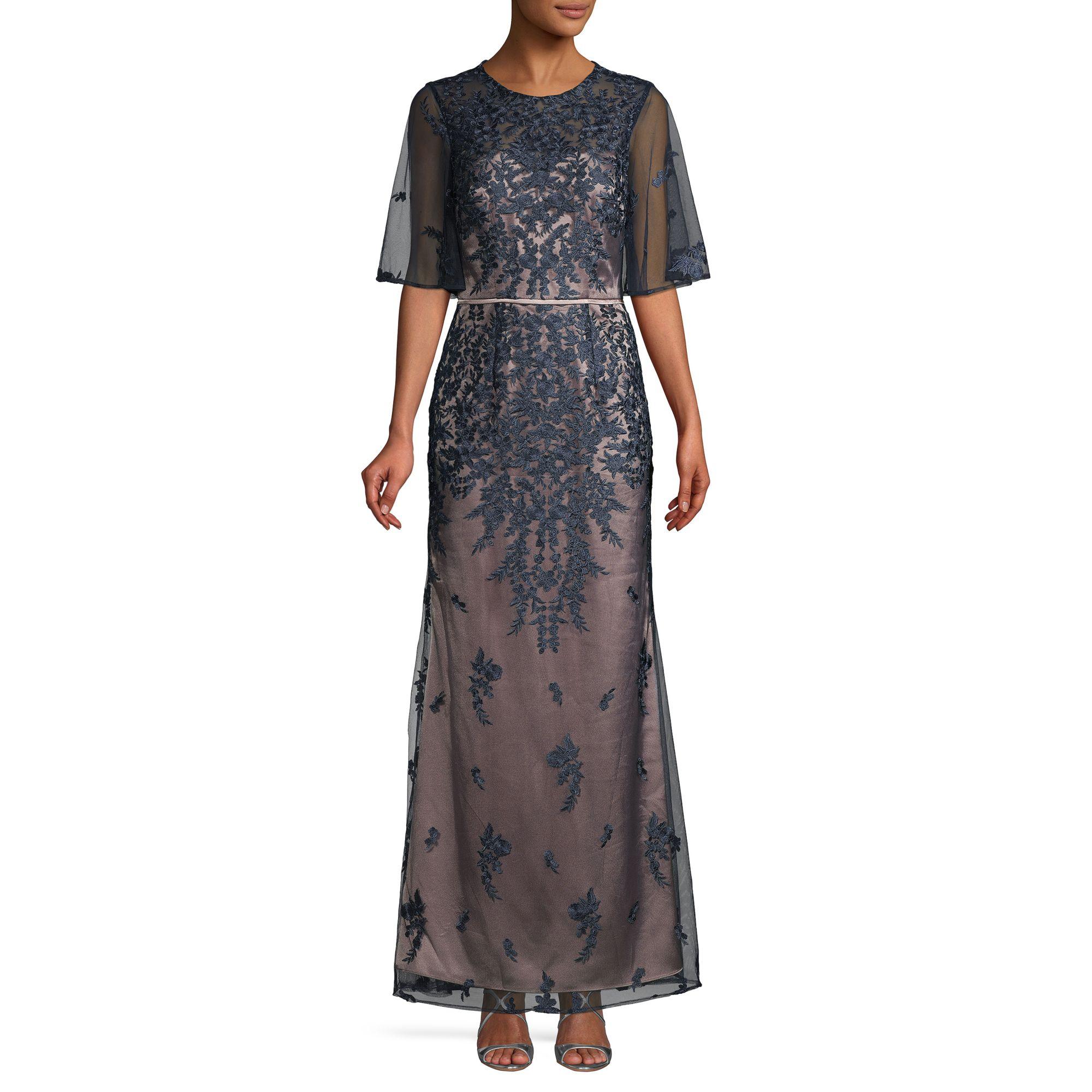 JS Collections Synthetic Embroidered 