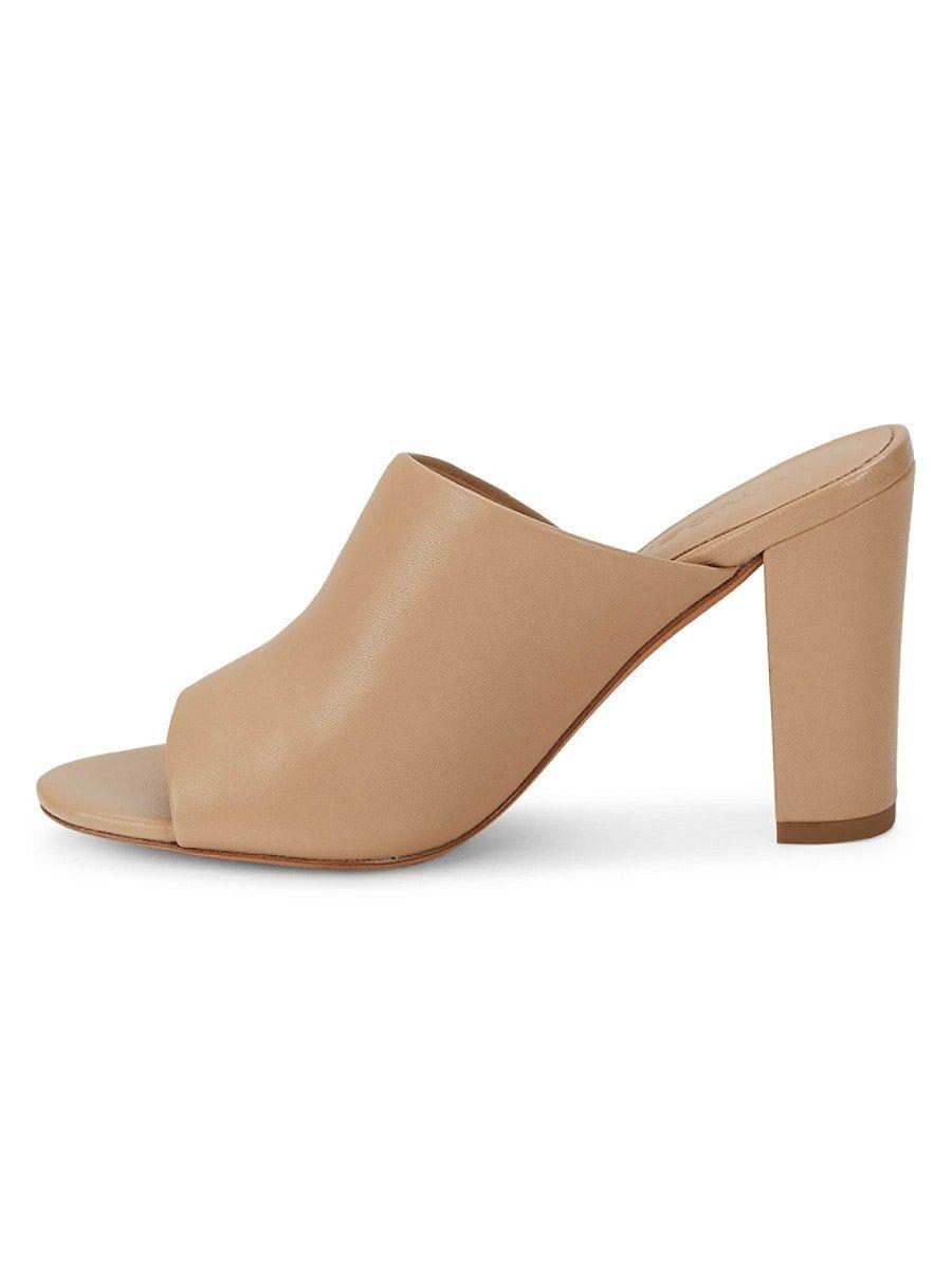 Vince Hanna Leather Sandals in Brown | Lyst